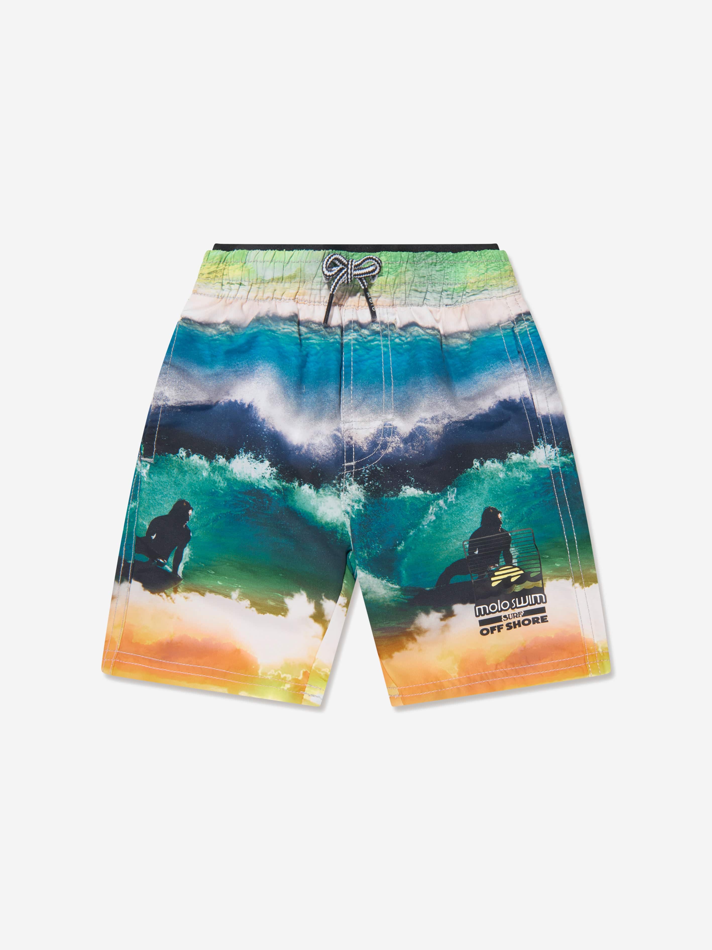 Molo Boys Neal Swim Shorts In Multicolour