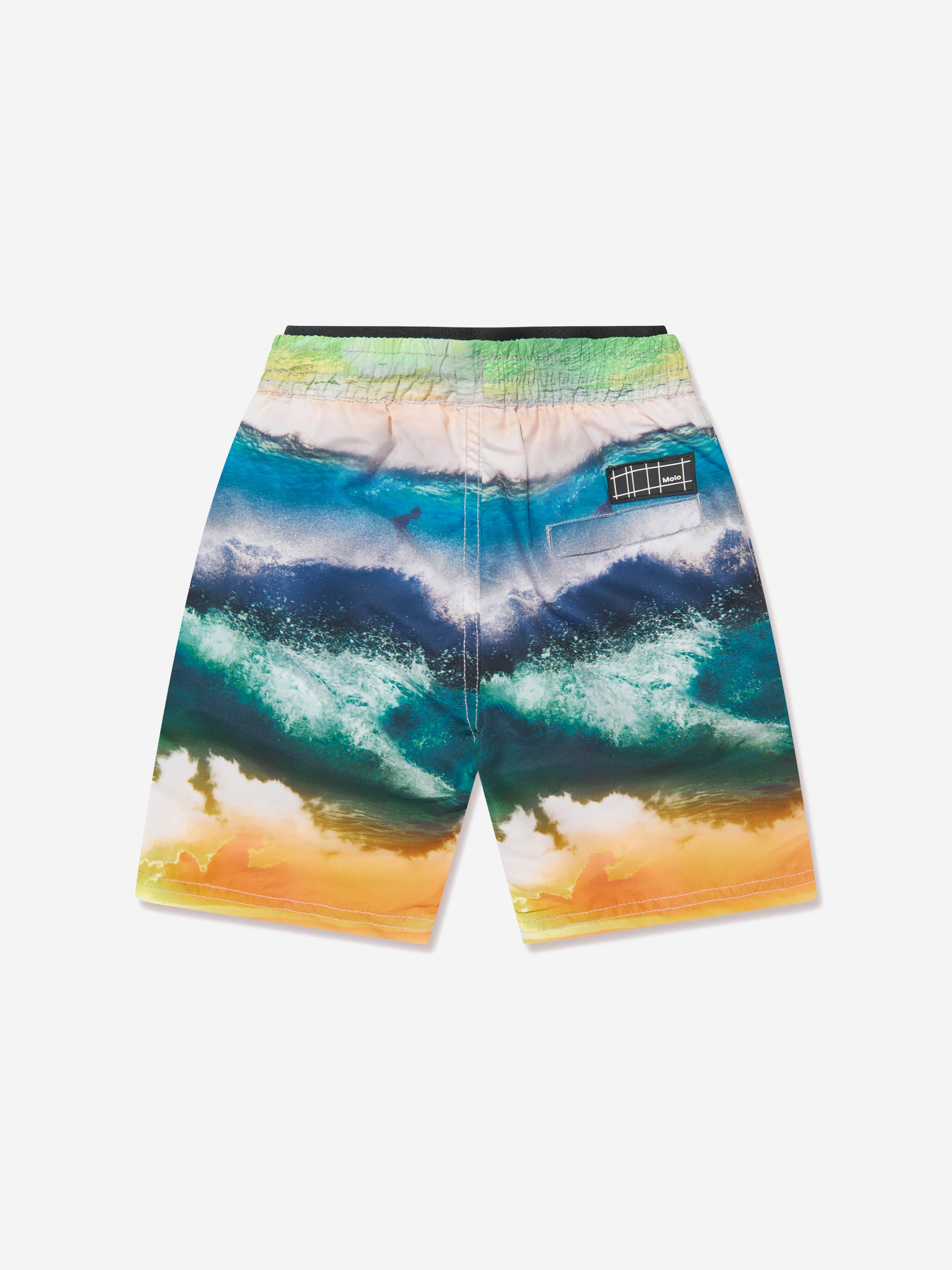 Molo Boys Neal Swim Shorts In Multicolour