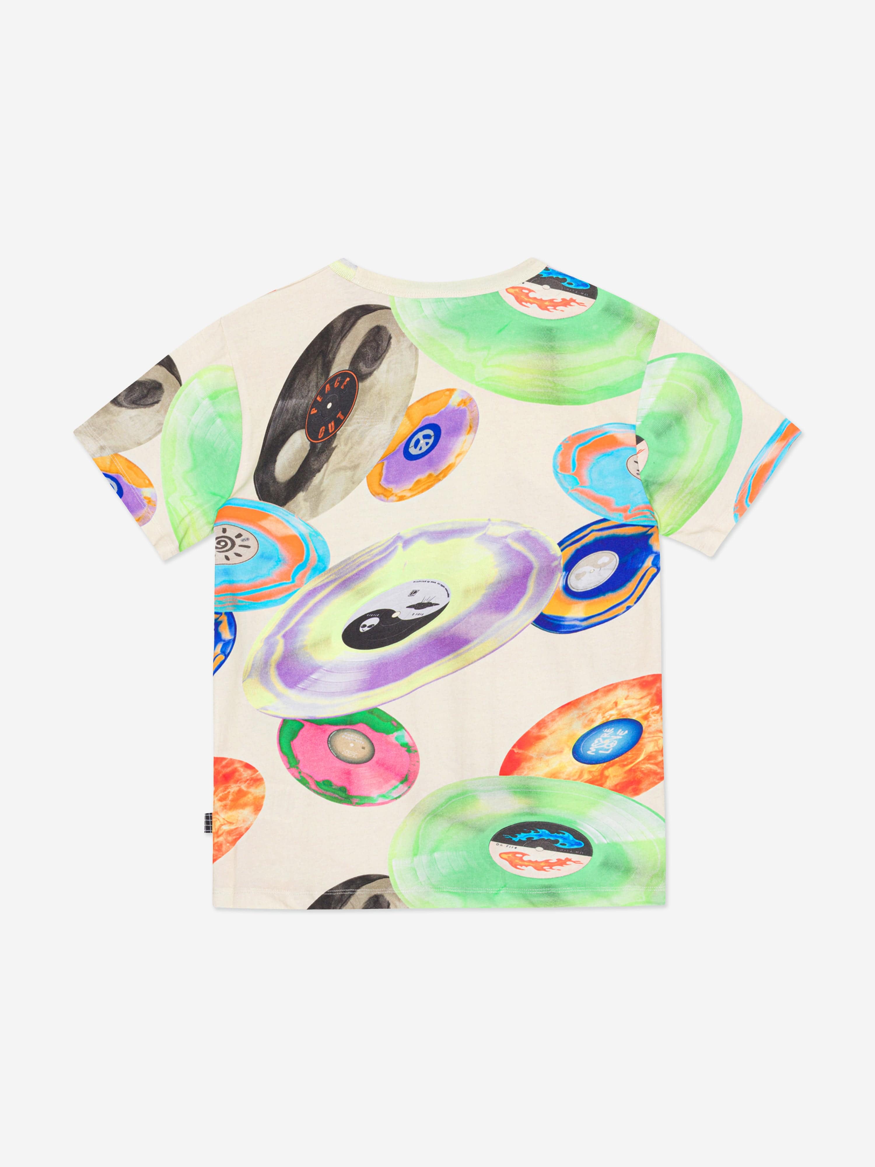 Molo Boys Records Print T-Shirt in Multicolour