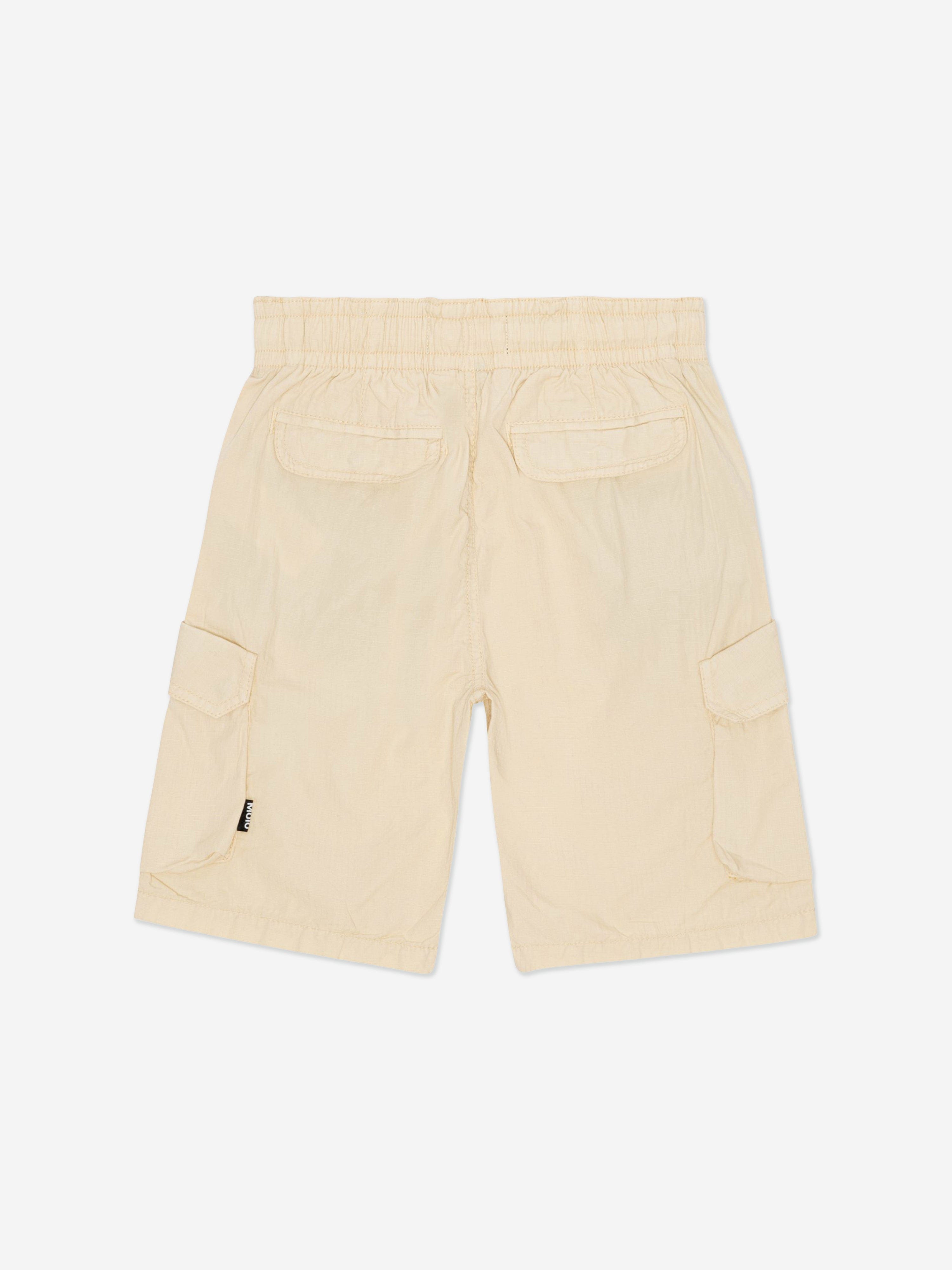 Molo Boys Woven Shorts in Beige