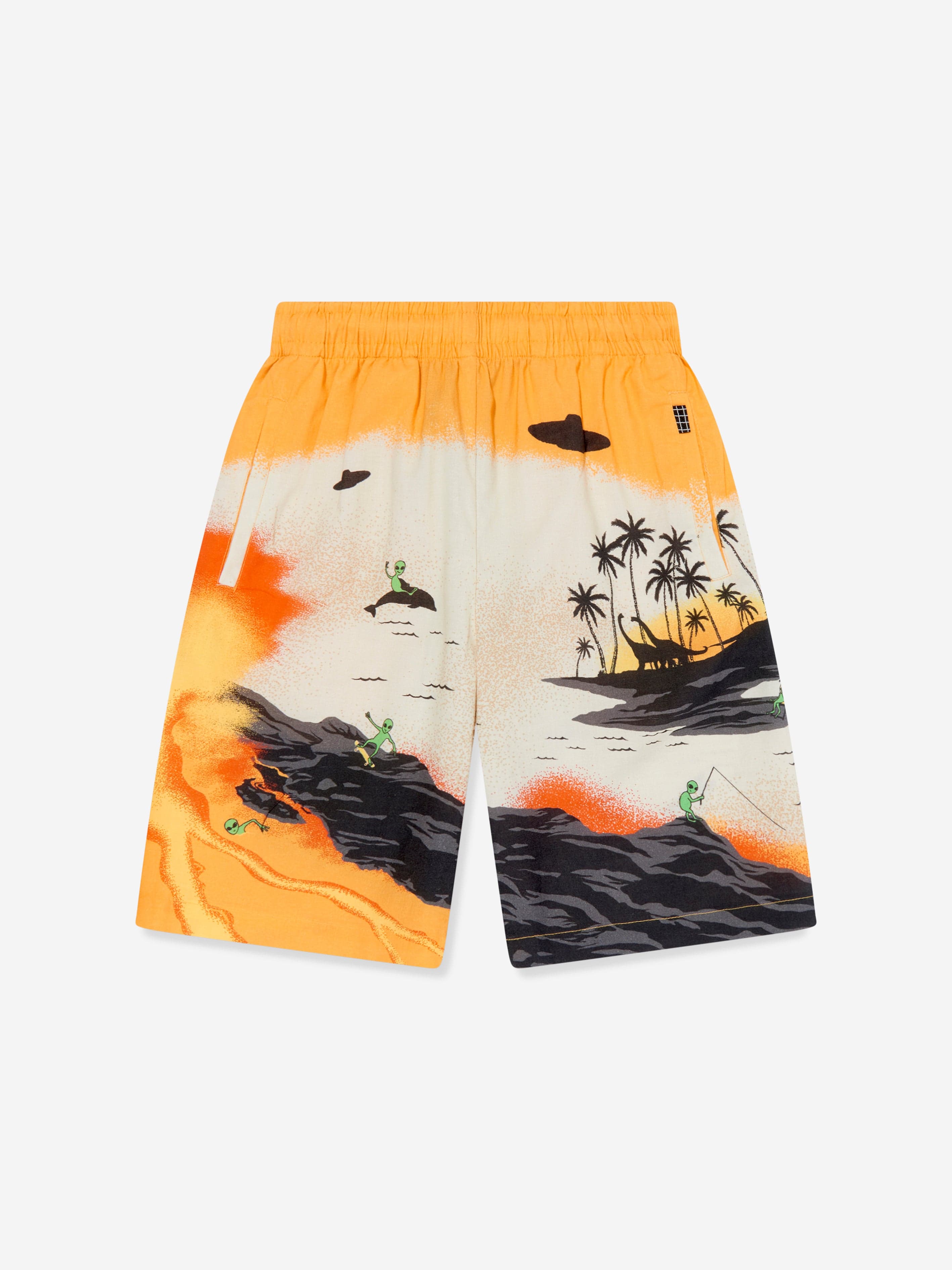 Molo Boys Alien Tourists Print Shorts in Multicolour