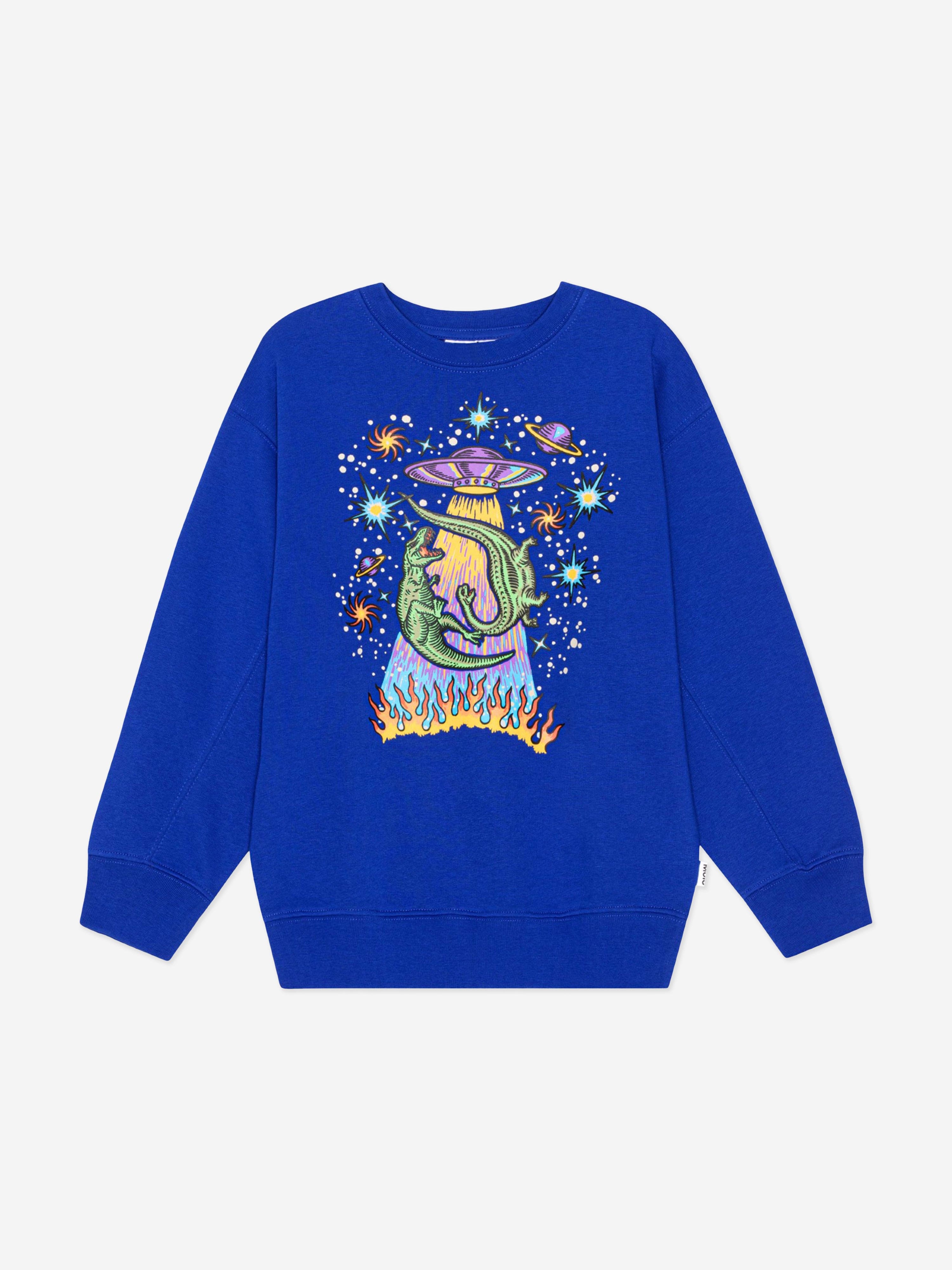 Molo Boys Reef Print Sweatshirt in Blue