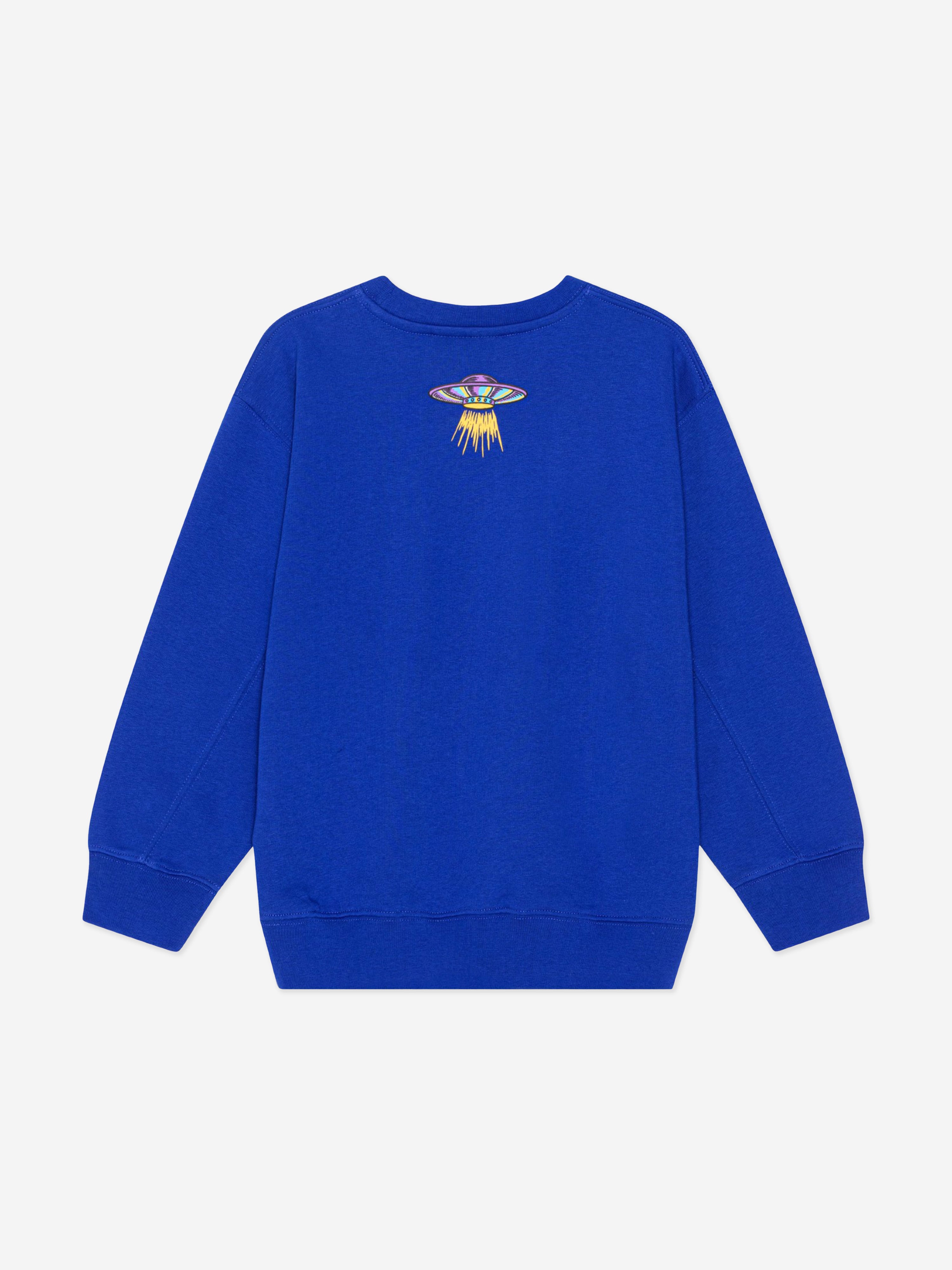 Molo Boys Reef Print Sweatshirt in Blue