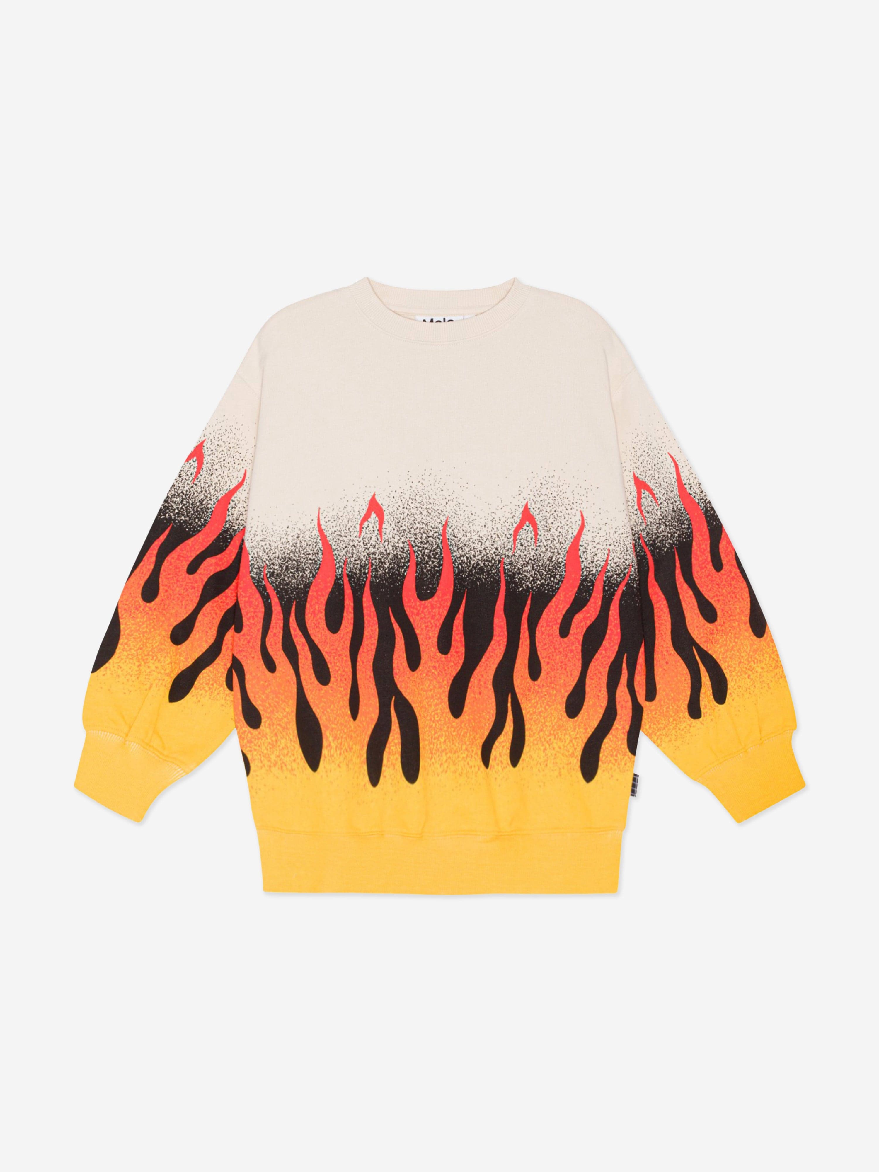 Molo Boys On Fire Print Sweatshirt in Multcolour