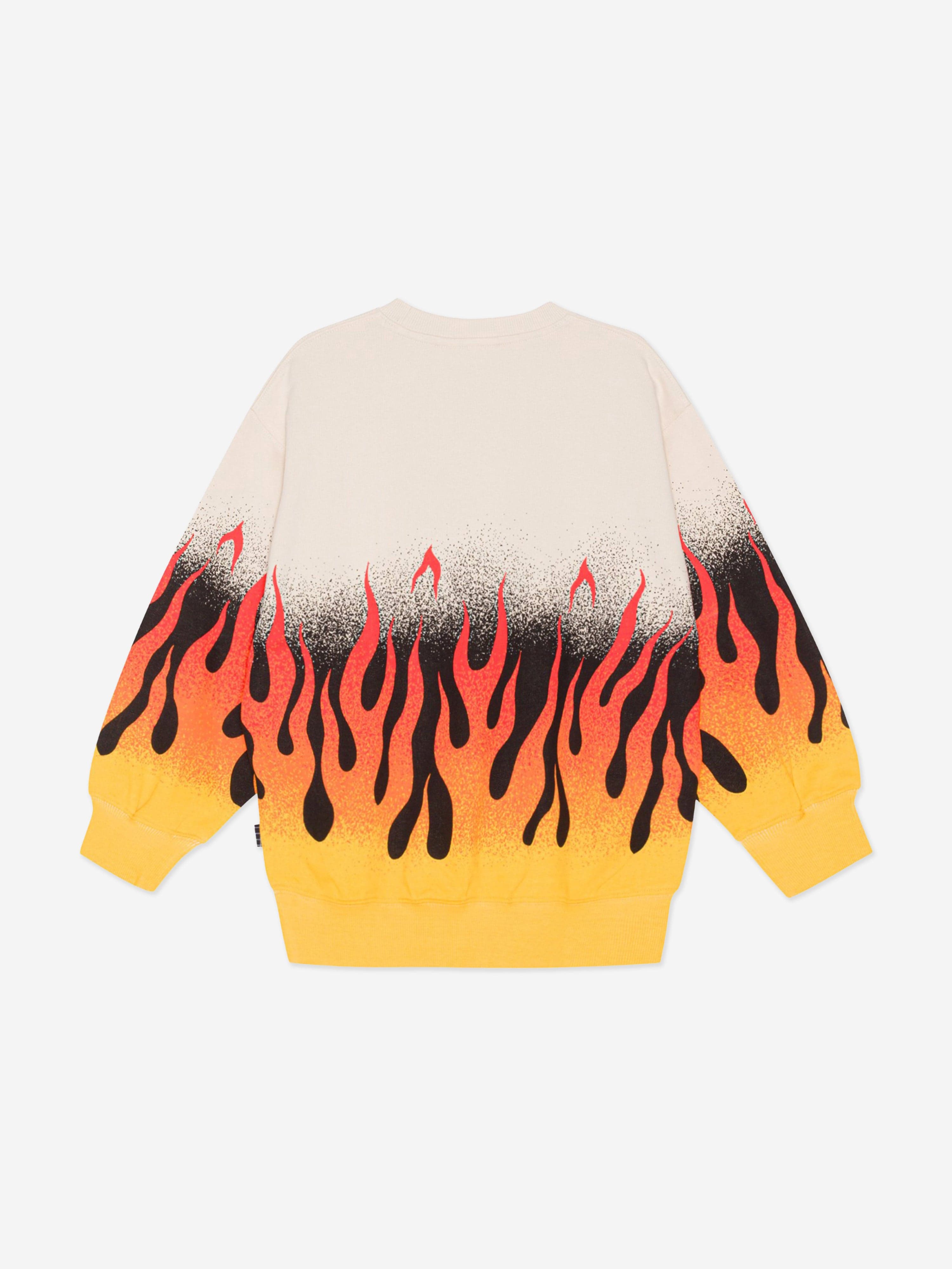 Molo Boys On Fire Print Sweatshirt in Multcolour