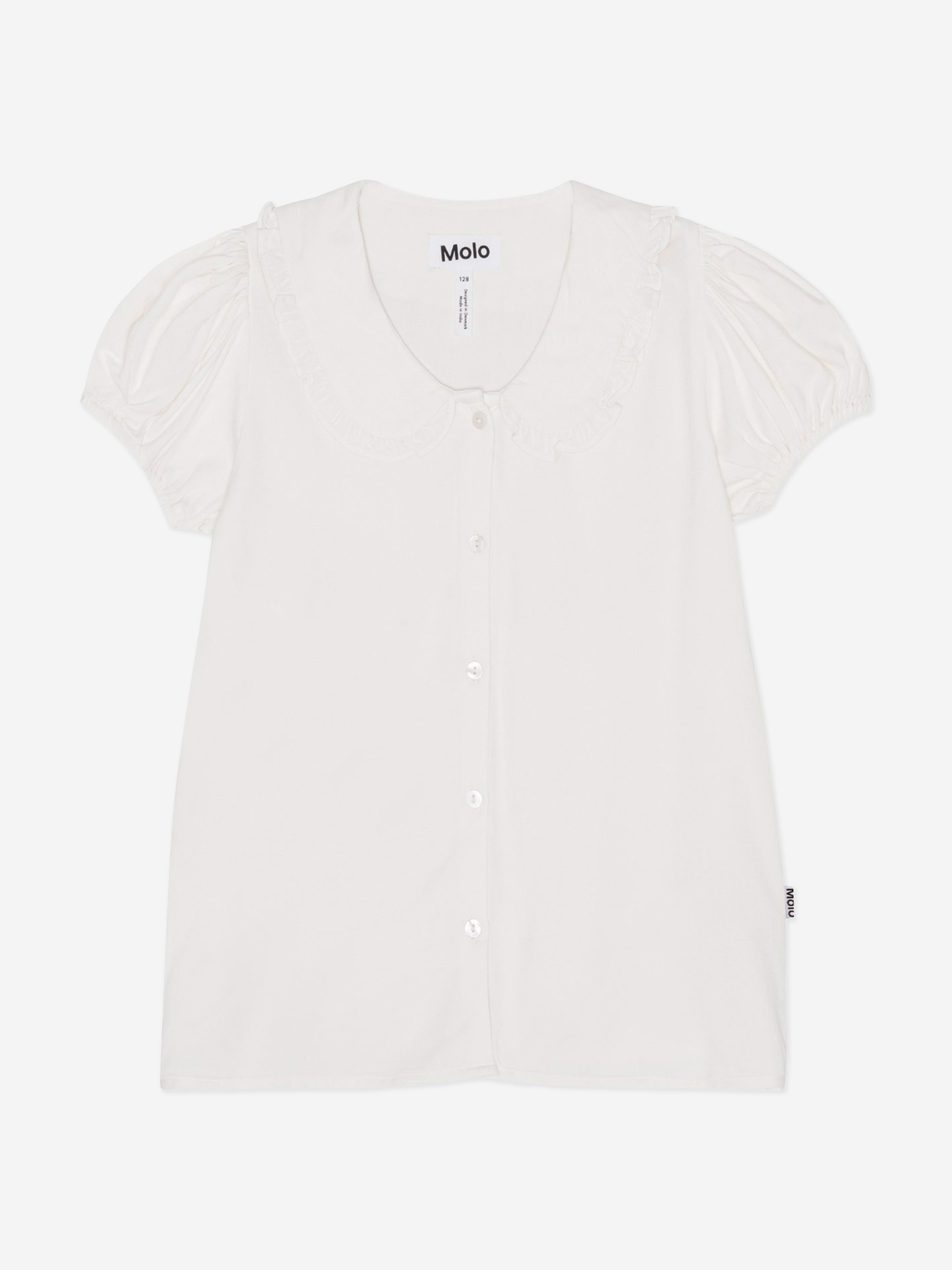 Molo Girls Blouse in White