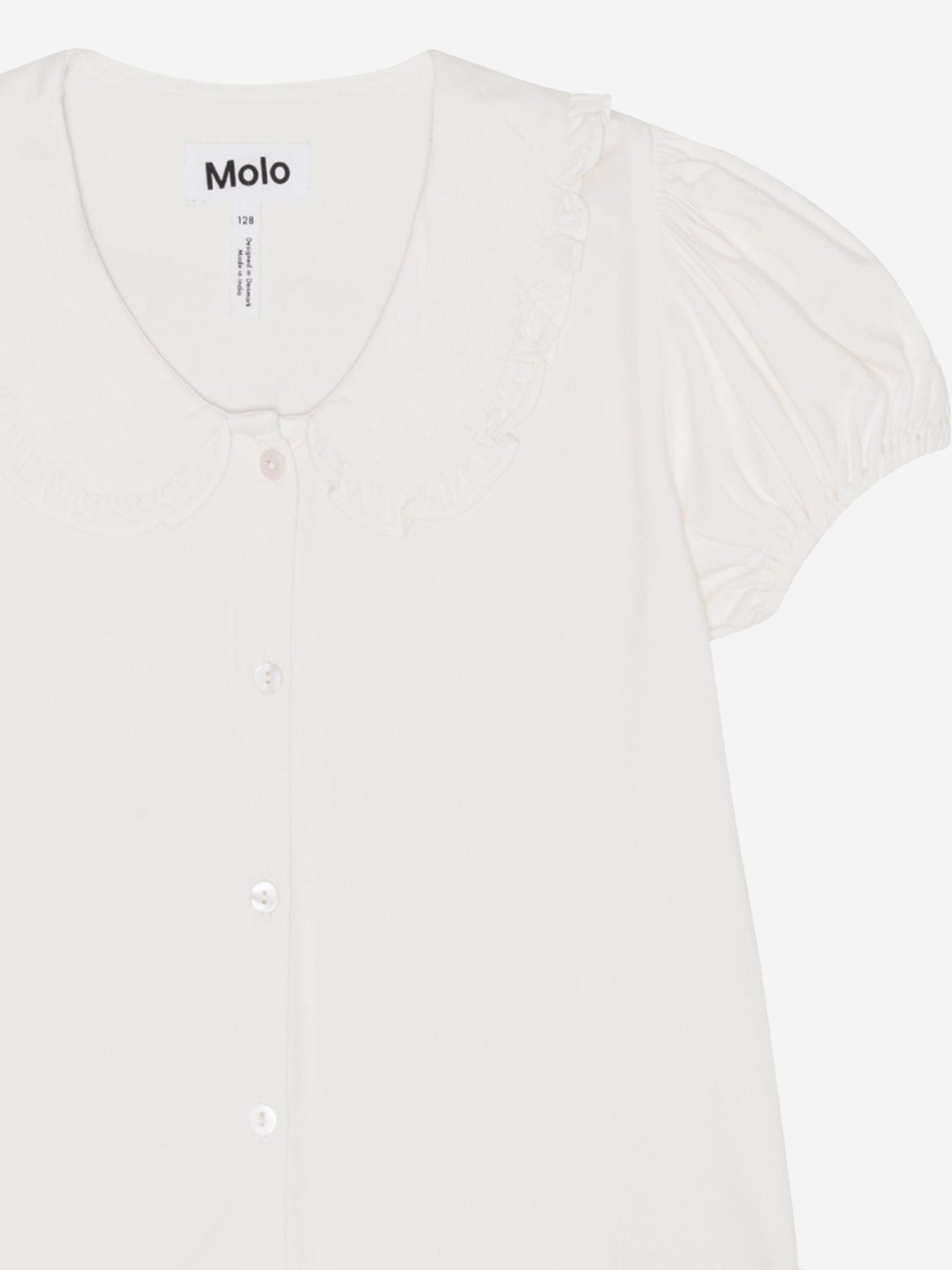 Molo Girls Blouse in White