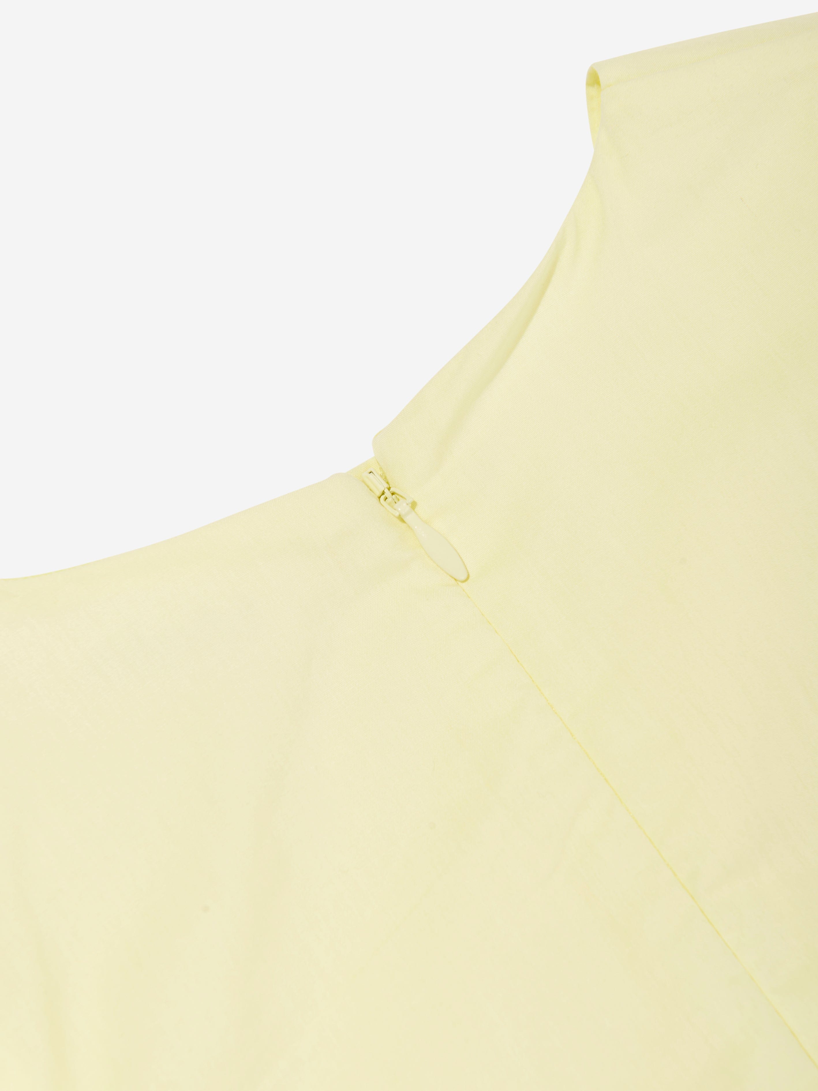 Molo Girls Frilled Dress in Yellow