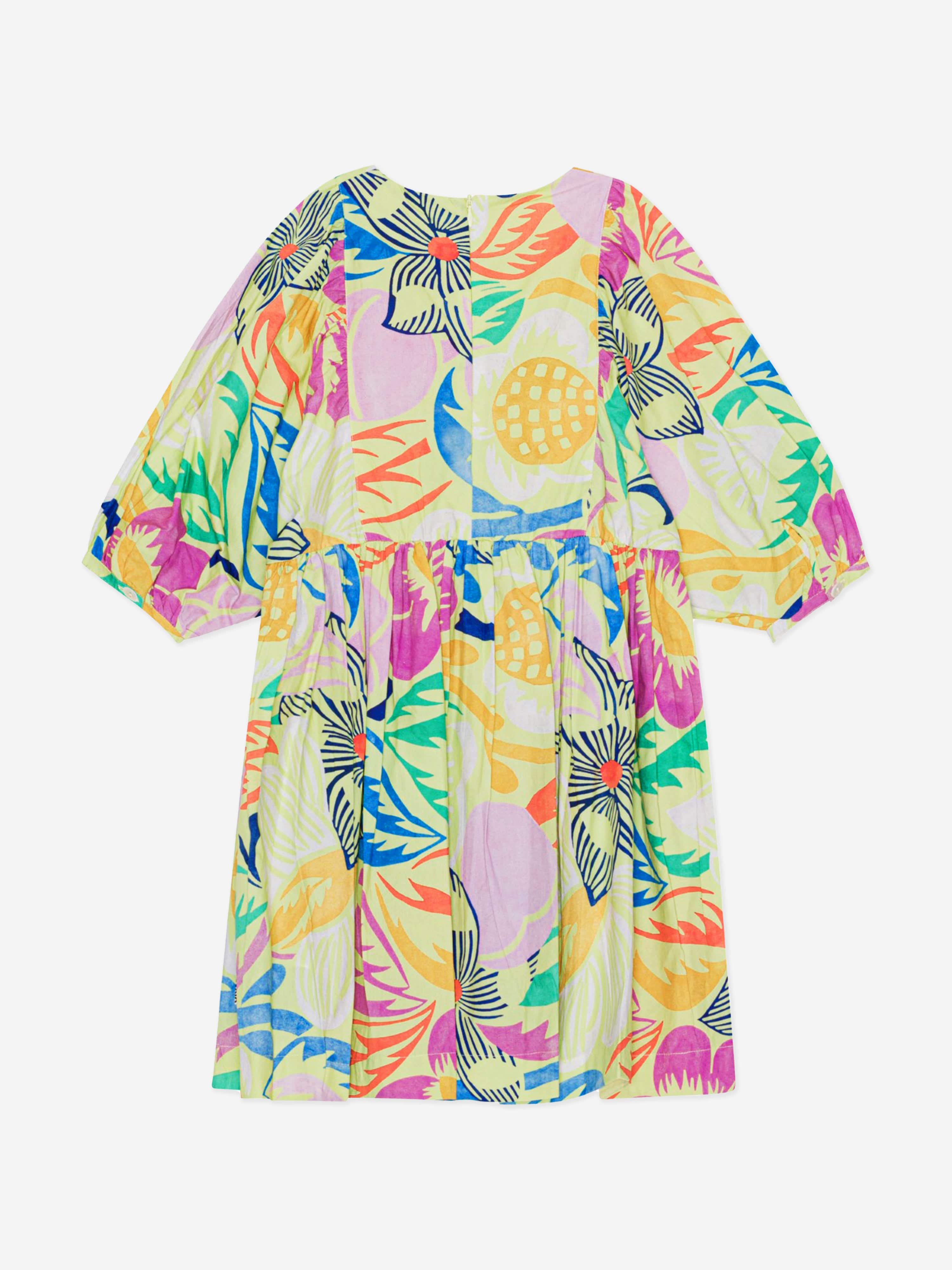 Molo Girls Floral Print Dress in Multicolour