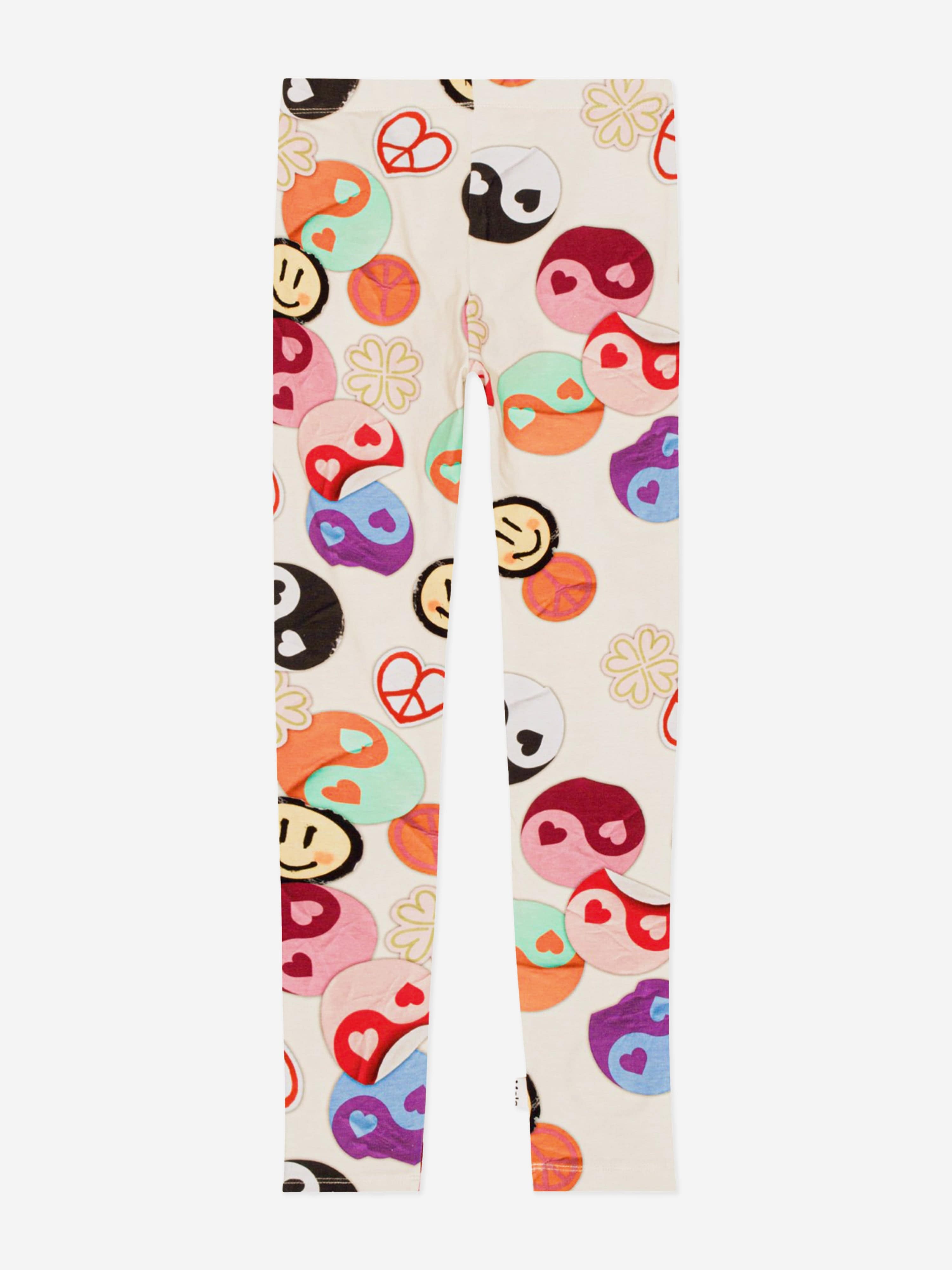 Molo Girls Yin Yang Leggings in Multicolour