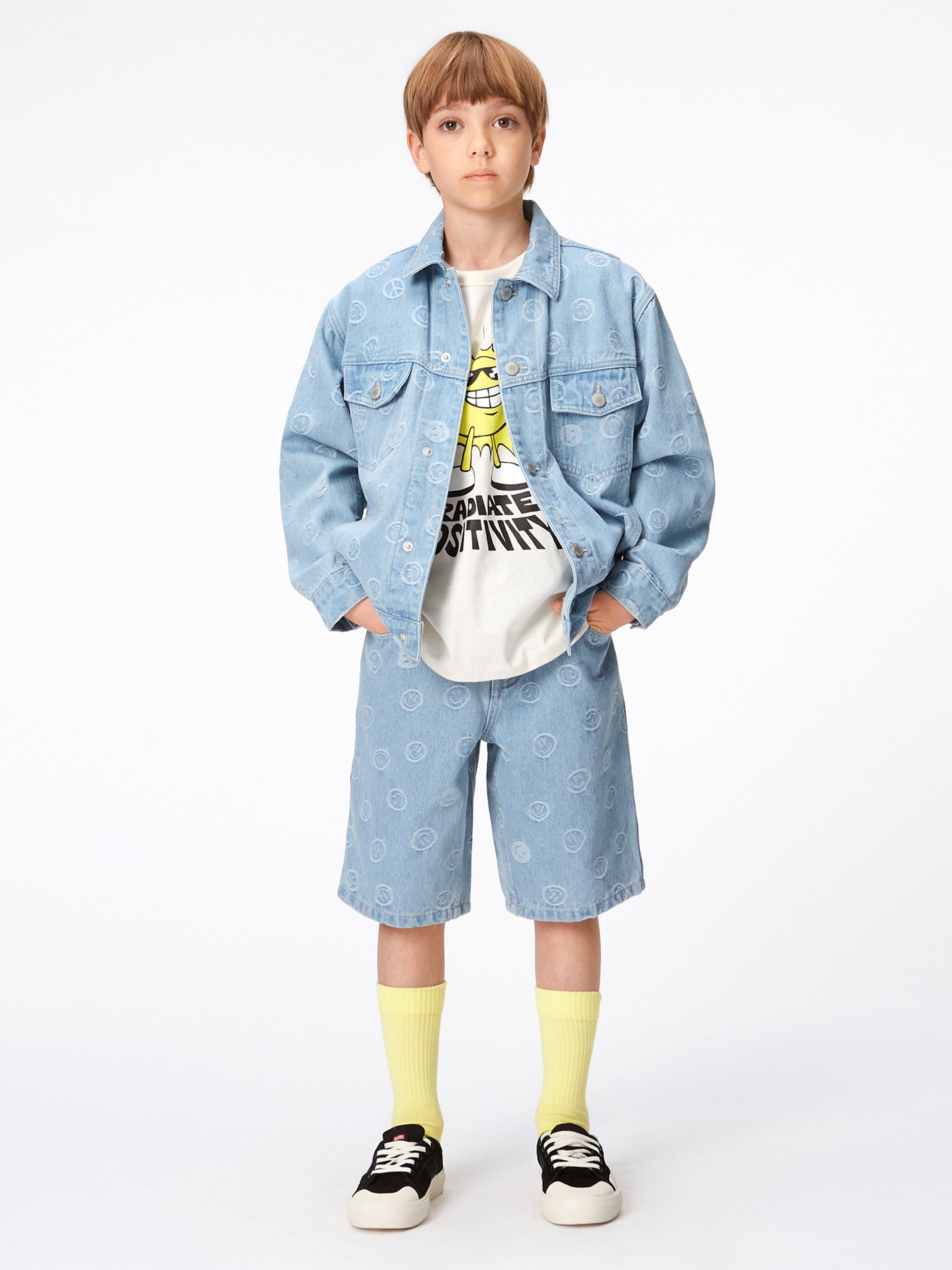 Molo Kids Denim Jacket in Blue