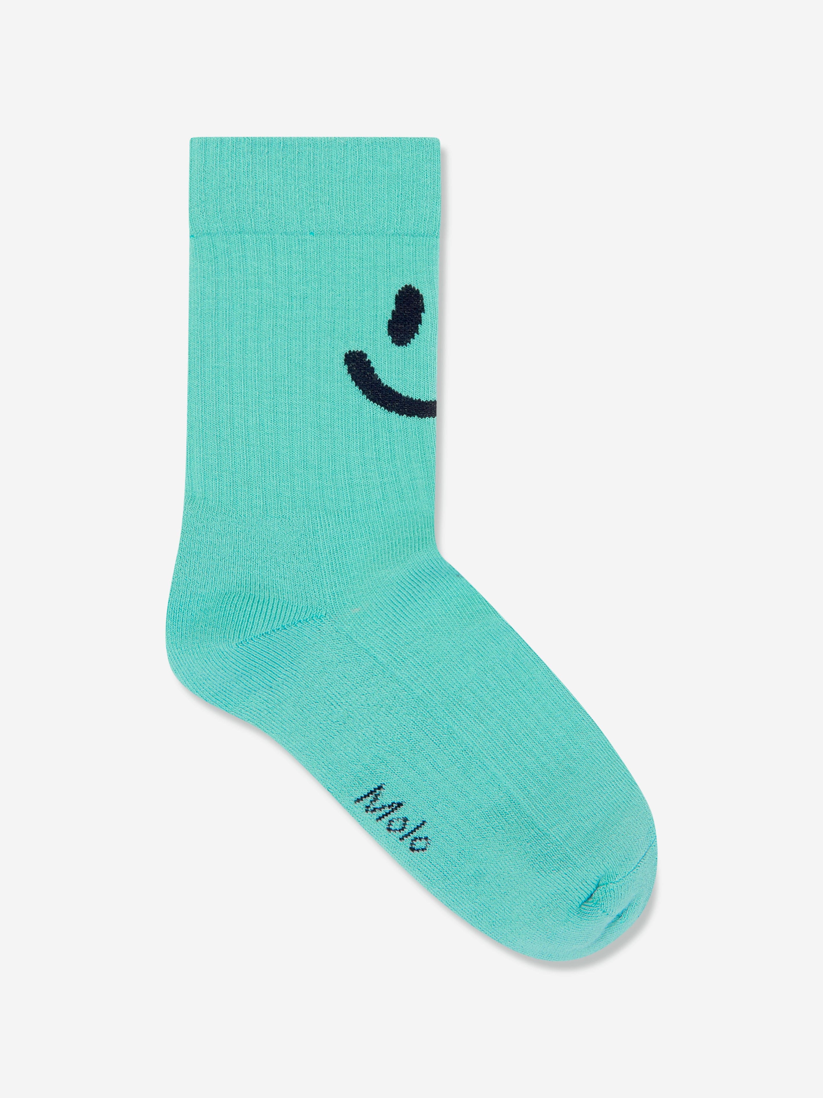 Molo Kids Smile Print Socks Set in Multicolour