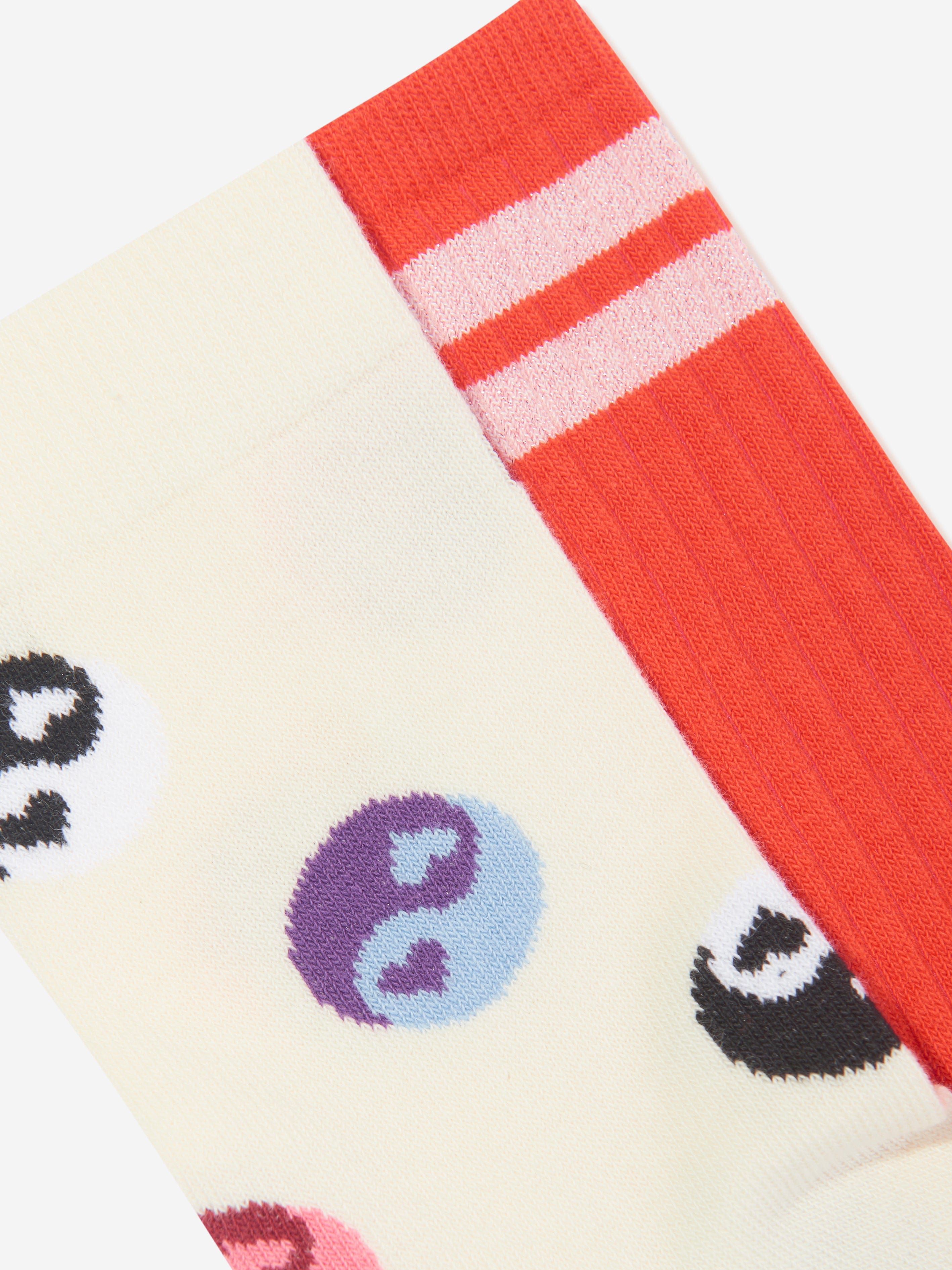 Molo Kids Yin Yang Print Socks Set in Multicolour