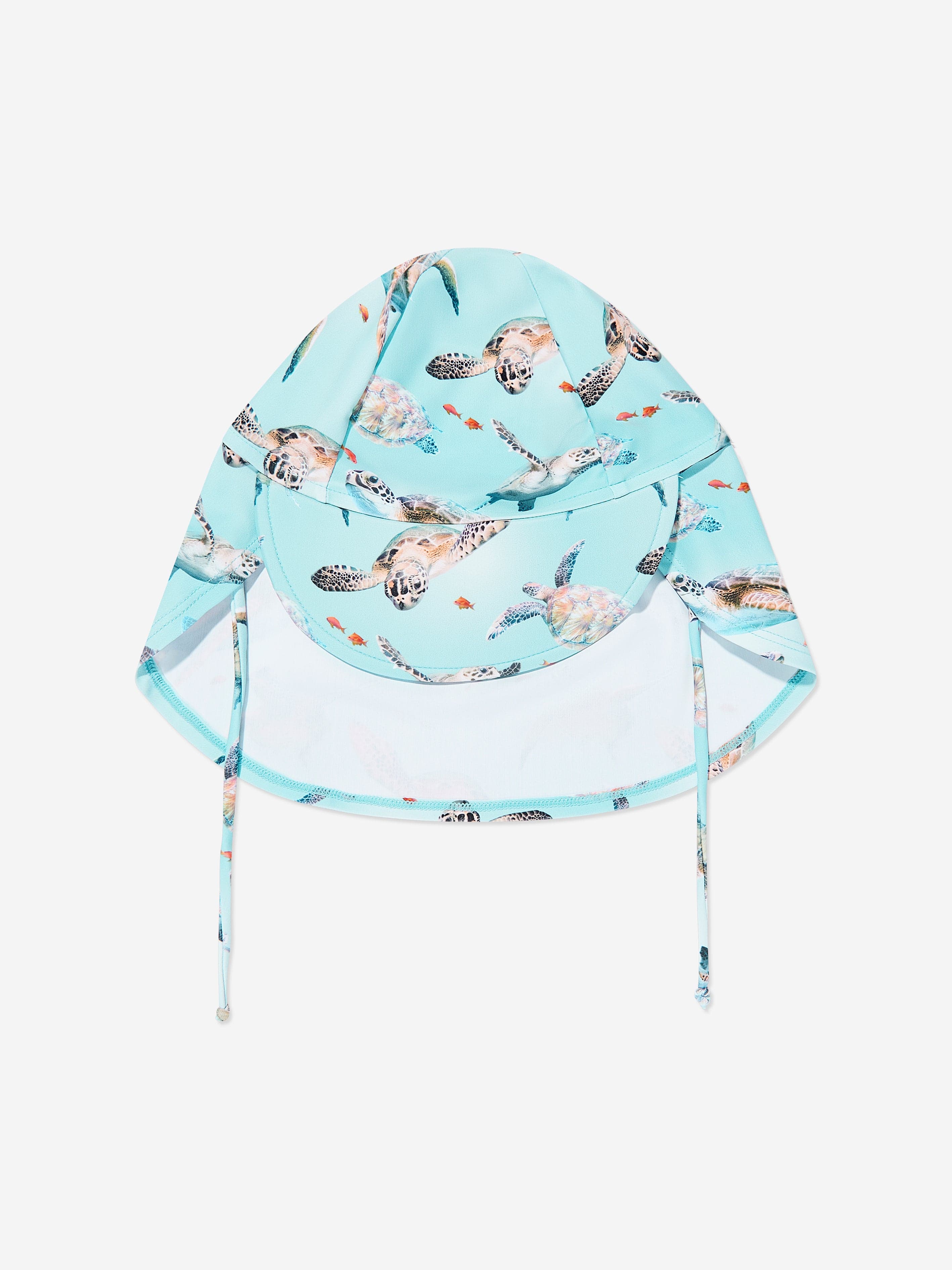 Molo Boys Nando Turtles Sun Hat in Blue (UPF50+)