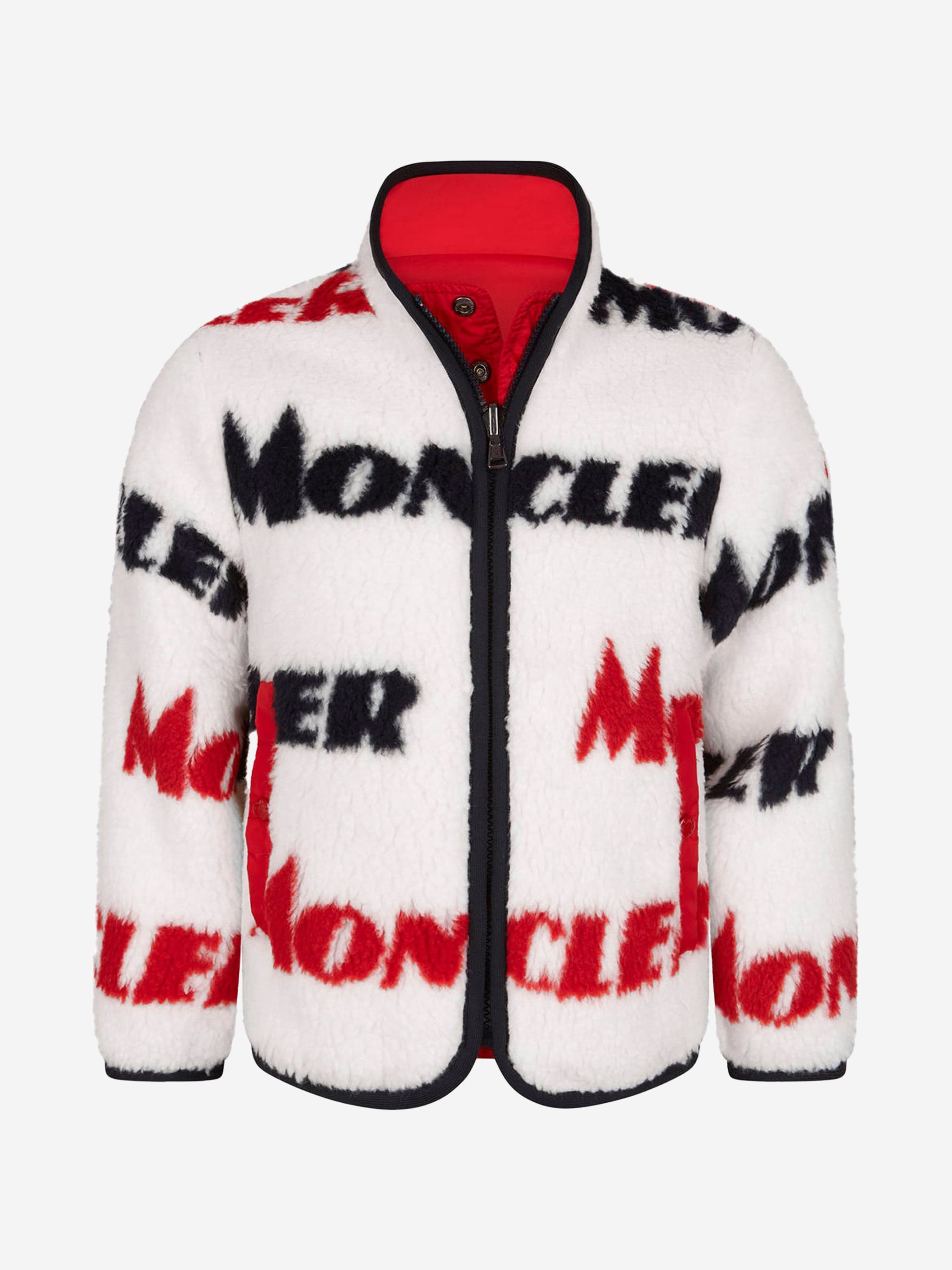 Moncler Boys All Over Logo Jacket