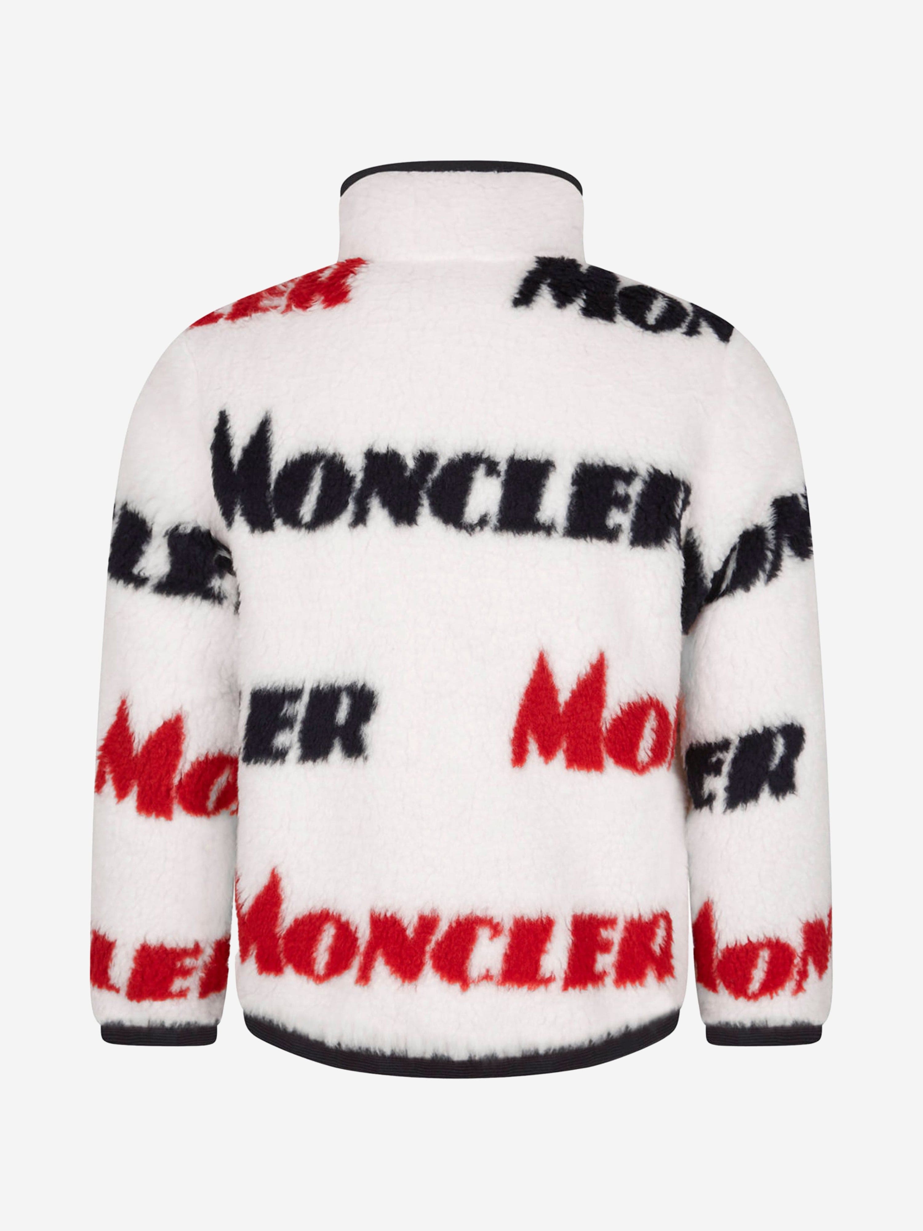 Moncler Boys All Over Logo Jacket