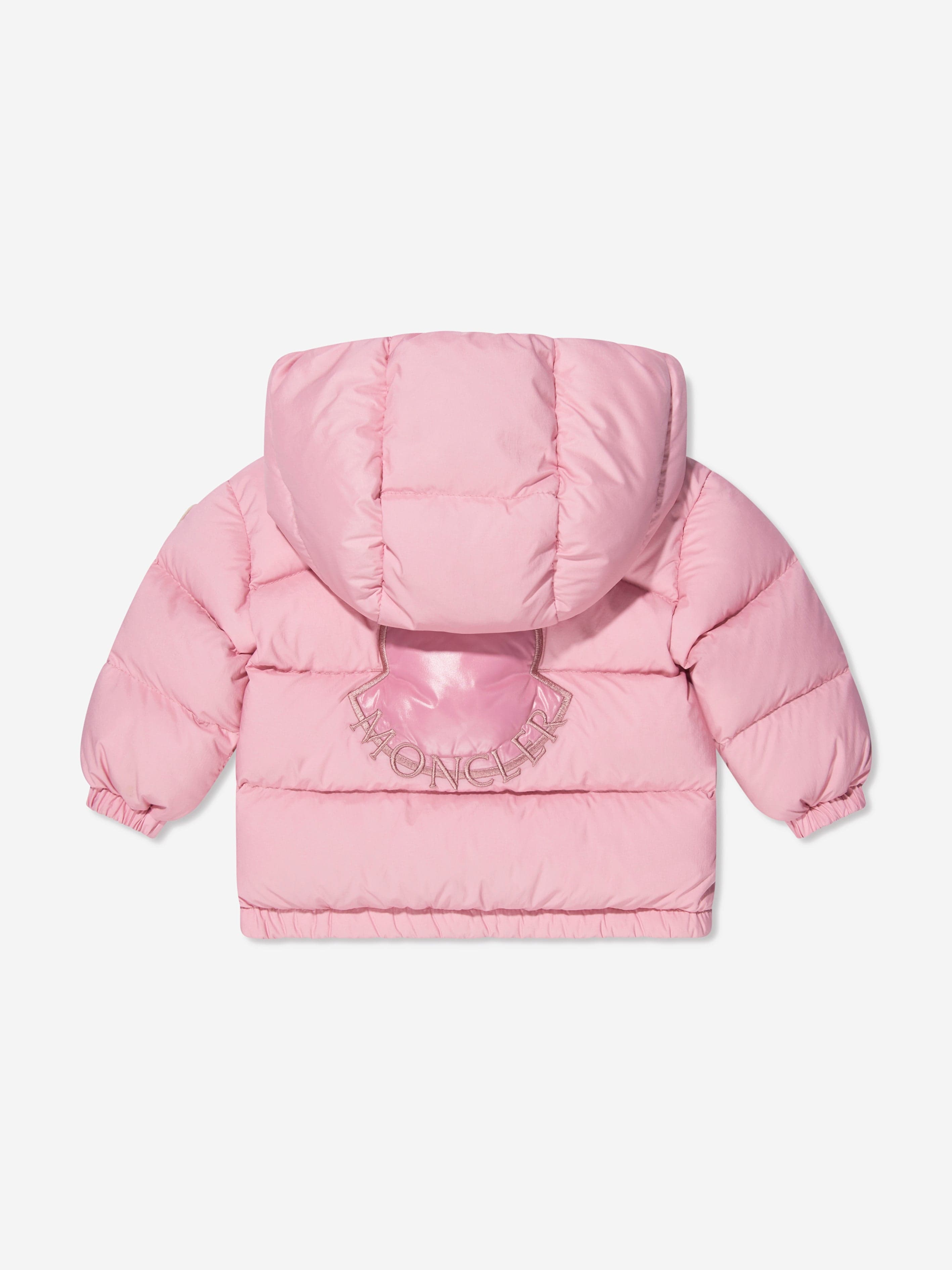 Moncler Enfant Baby Girls Down Padded Ebre Jacket in Pink