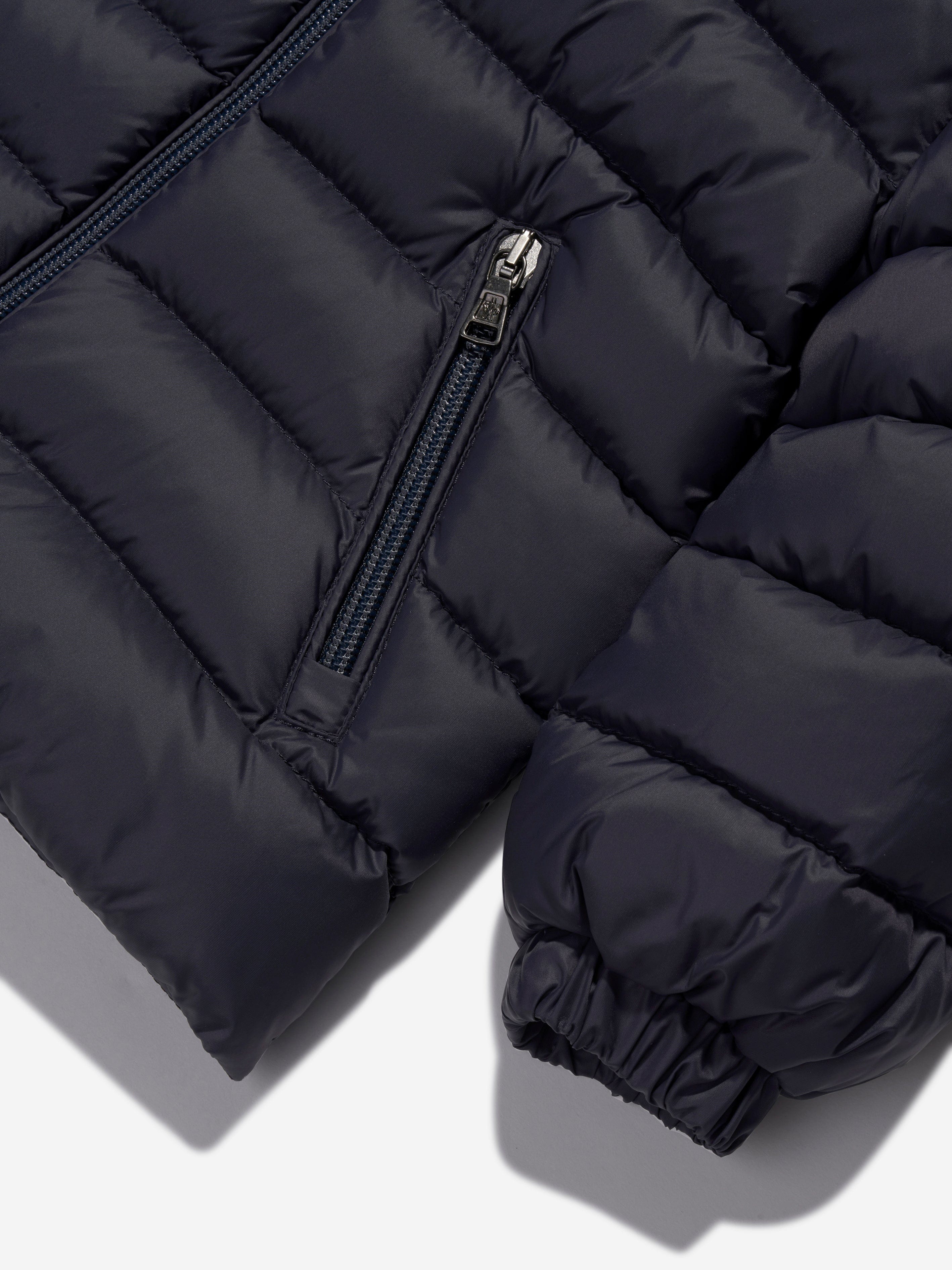 Moncler Enfant Baby Down Padded Jules in Navy