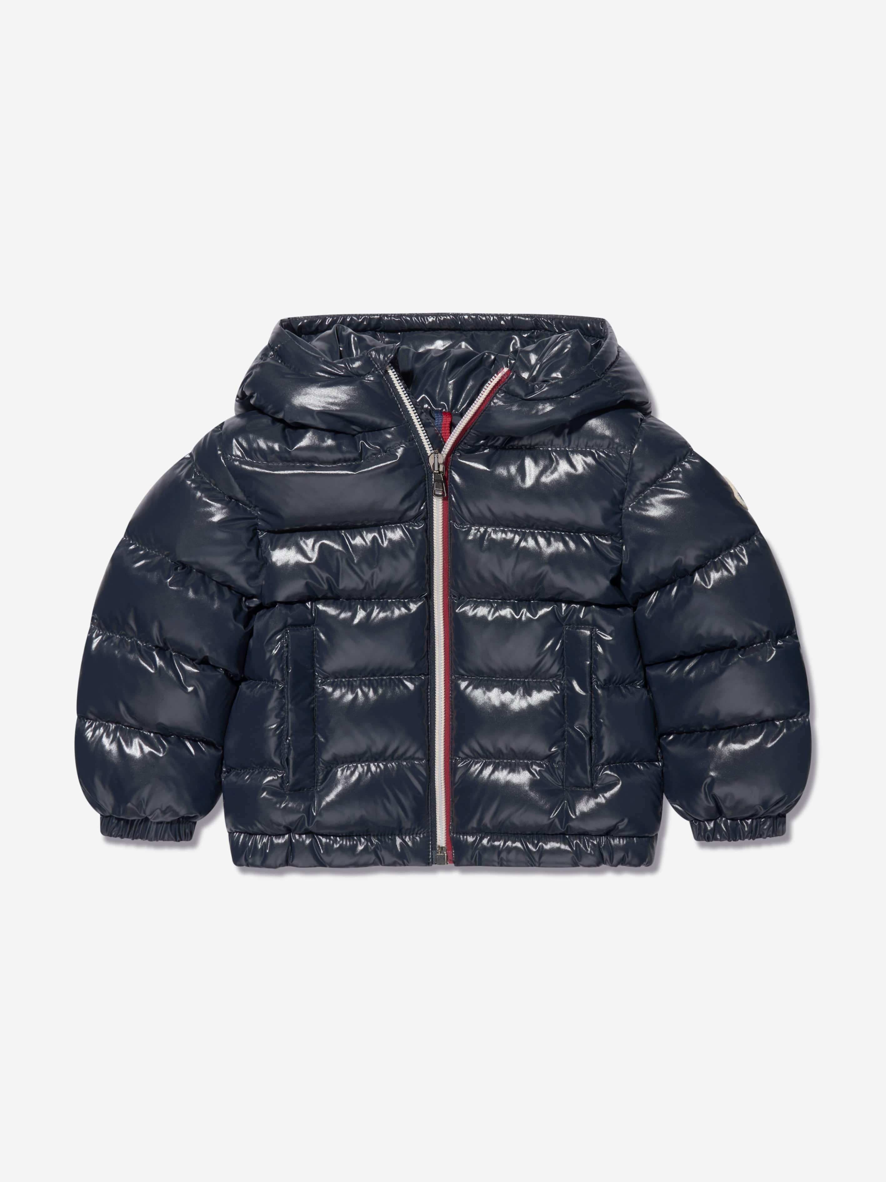 Moncler Enfant Baby Boys Down Padded New Aubert Jacket in Navy