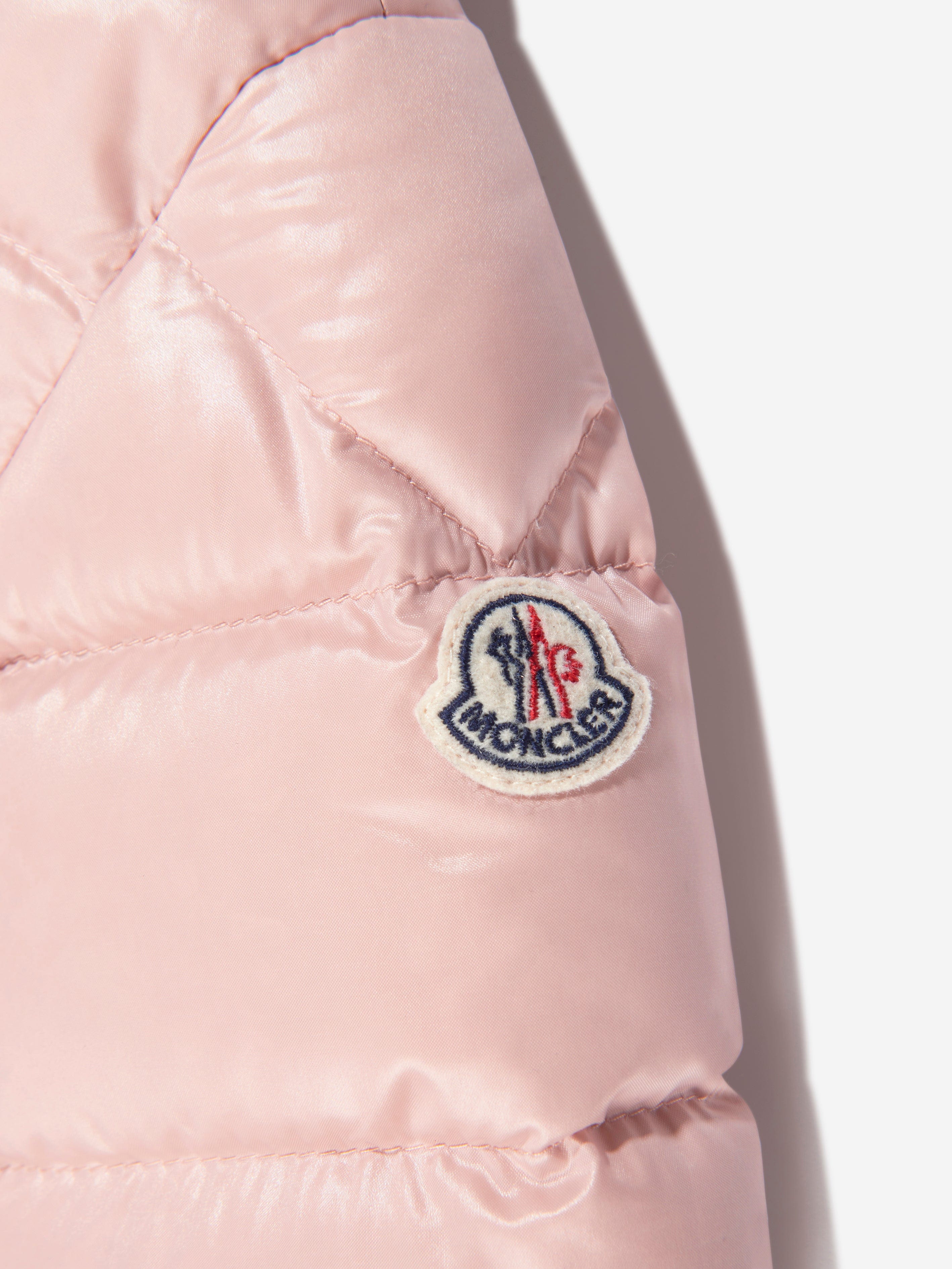 Moncler Enfant Baby Girls Down Padded Samian Snowsuit in Pink