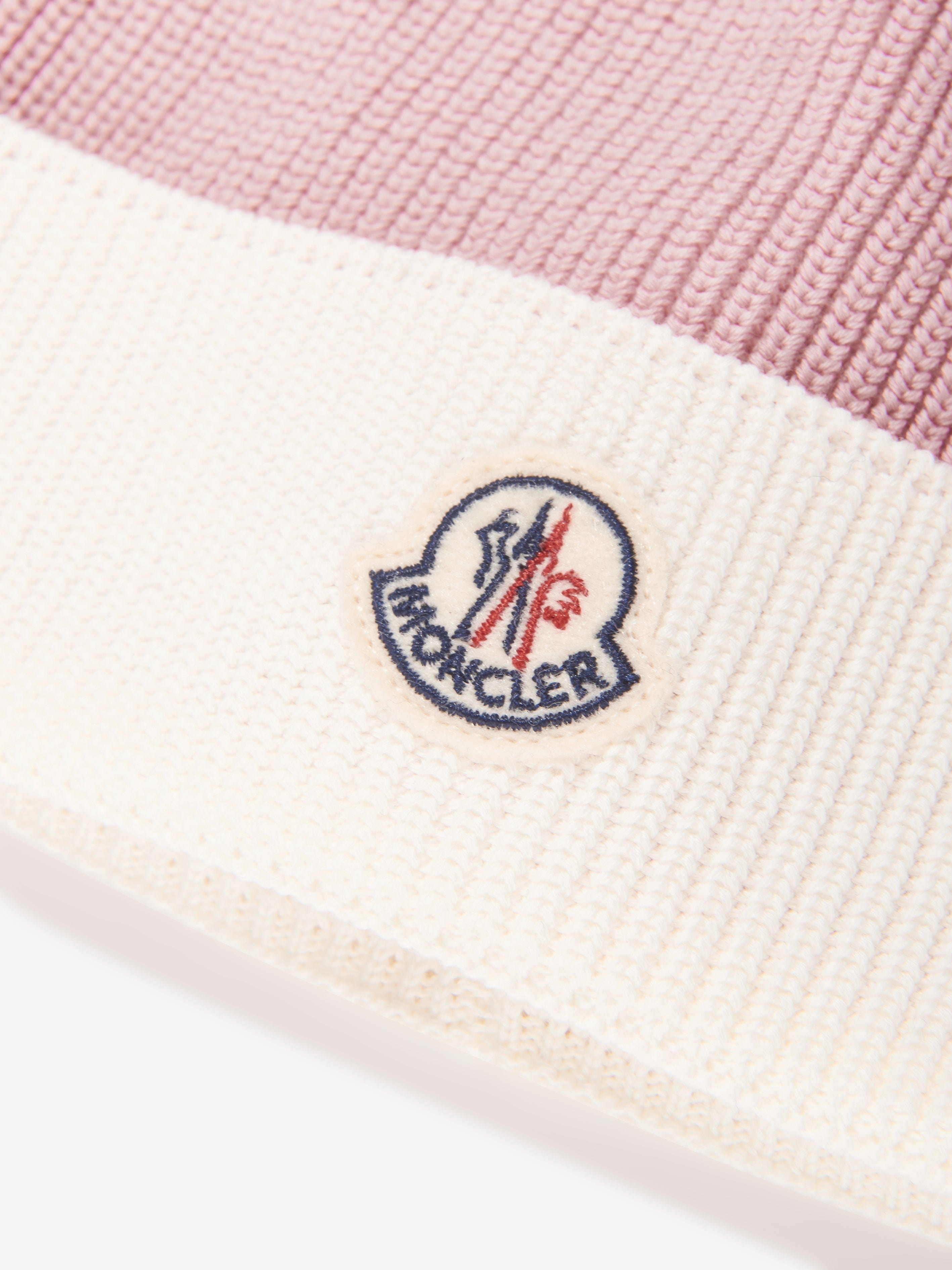 Moncler Enfant Baby Girls Beanie Hat in Pink