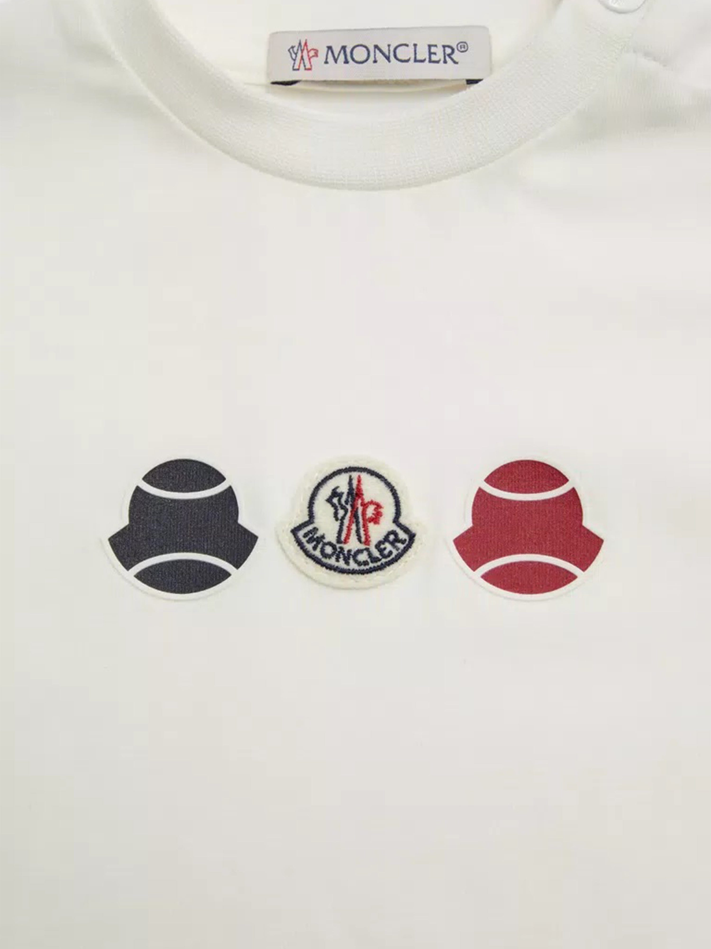 Moncler Enfant Baby Boys Logo T-Shirt in Ivory