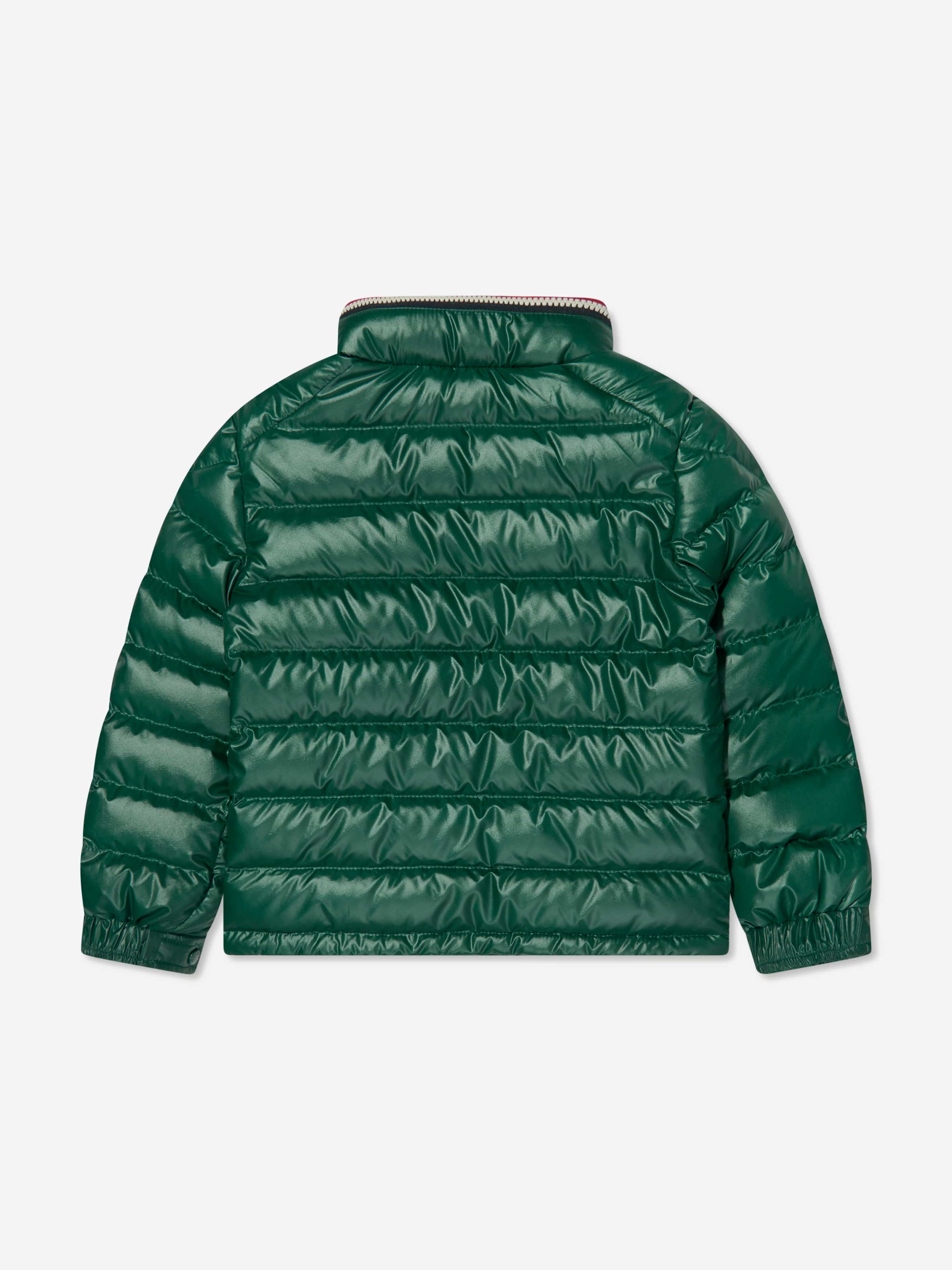 Moncler Enfant Boys Down Padded Bourne Jacket in Green