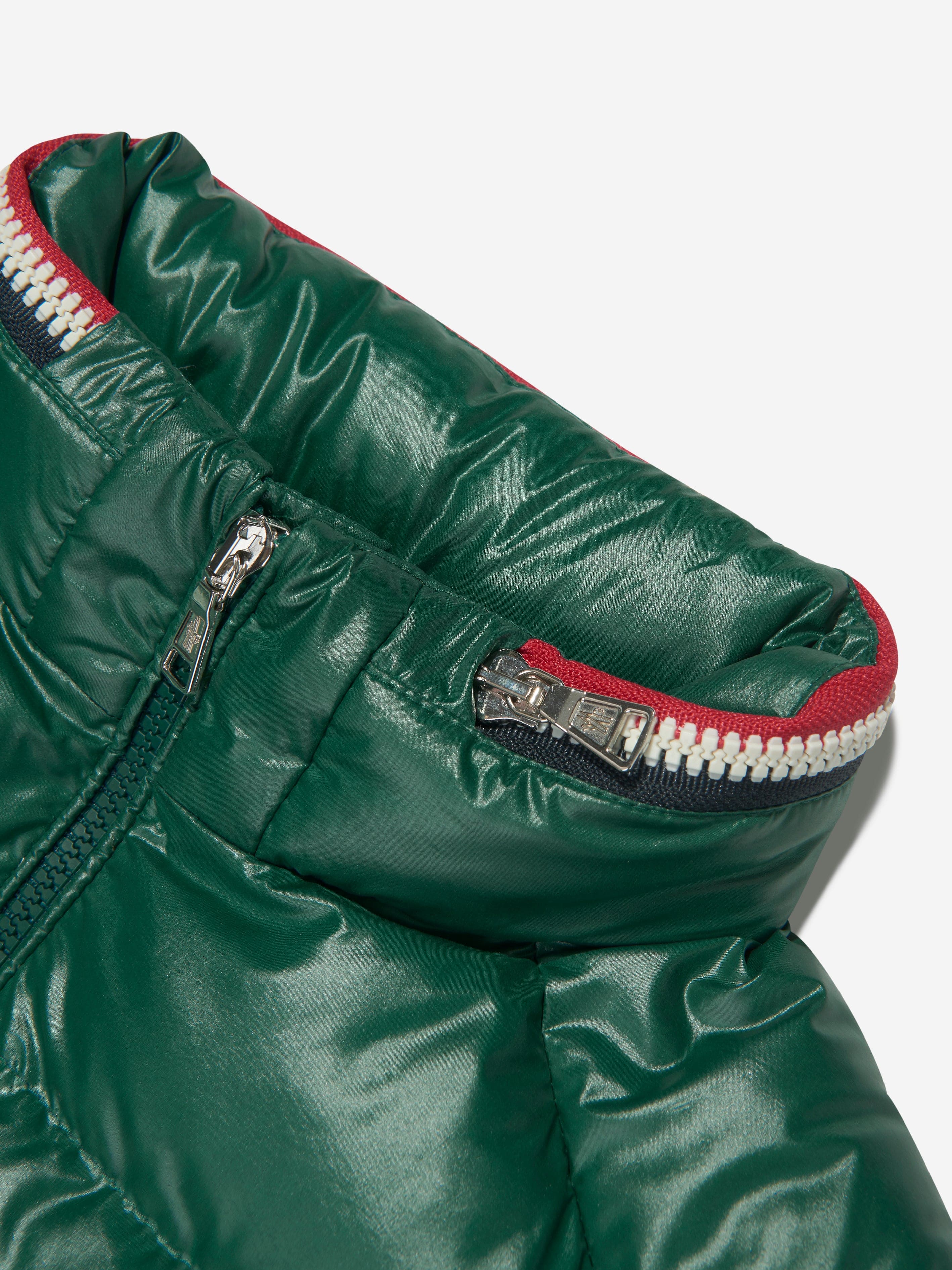 Moncler Enfant Boys Down Padded Bourne Jacket in Green