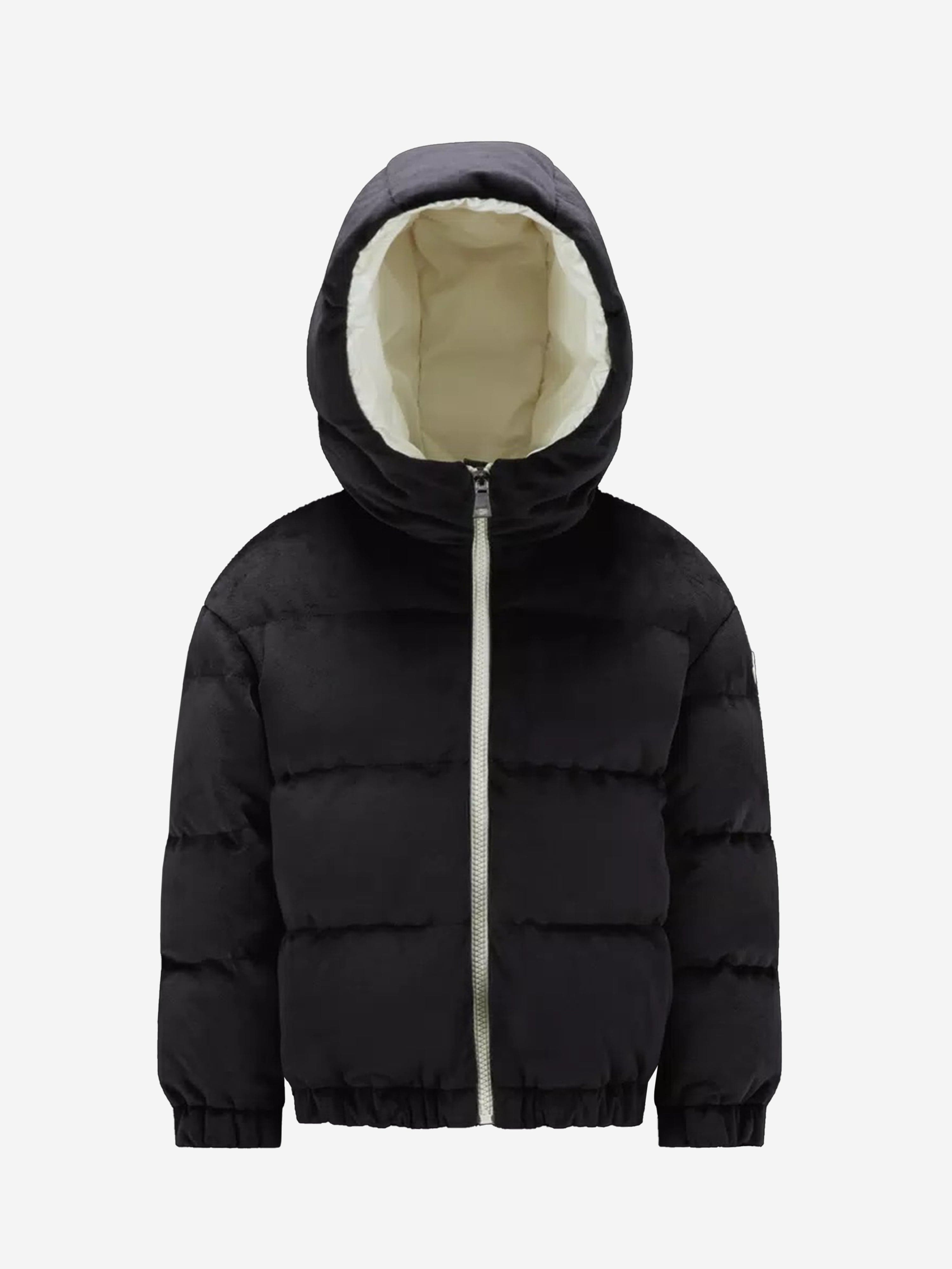 Moncler Enfant Girls Down Padded Daos Jacket in Black