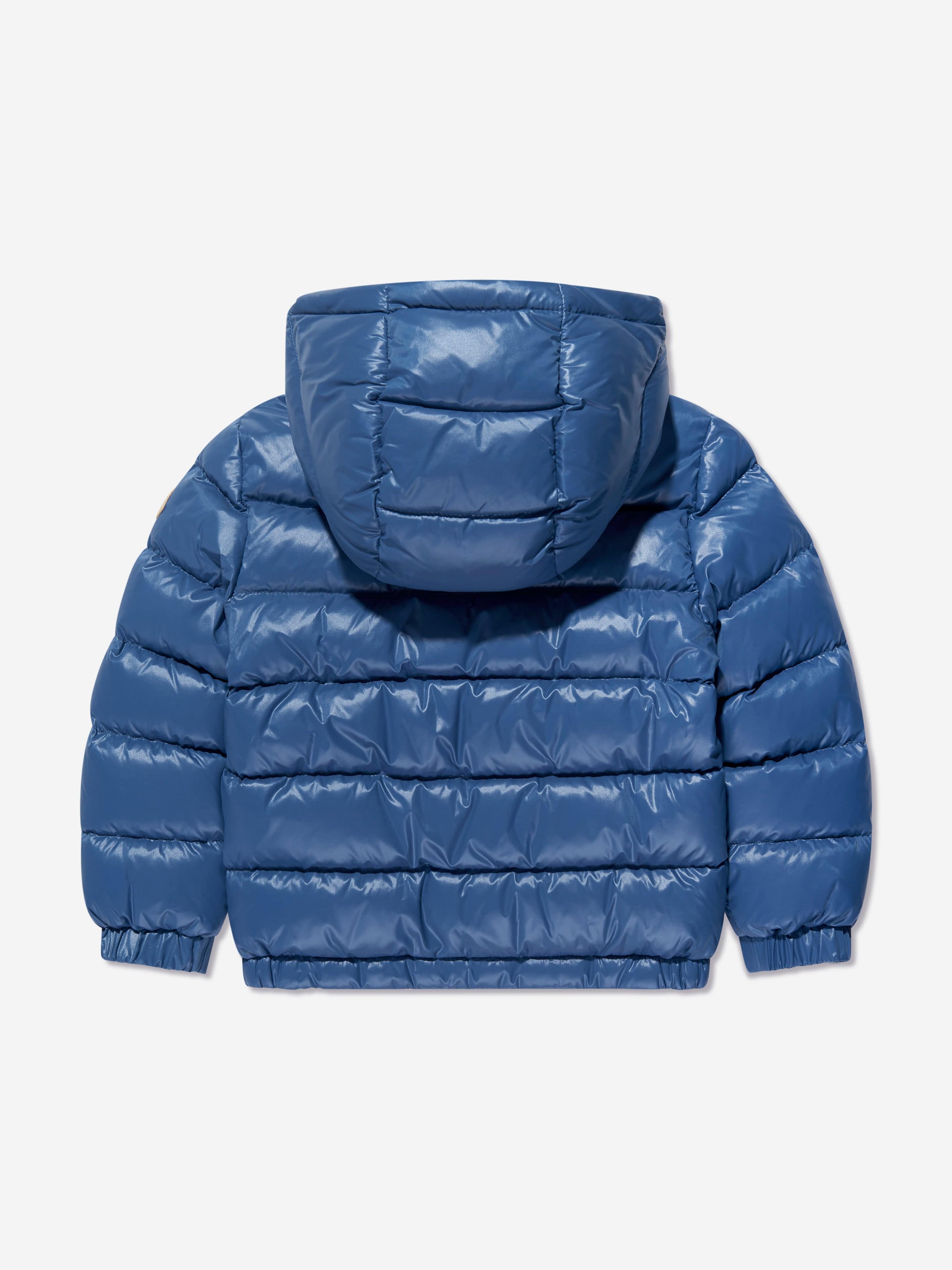 Moncler Enfant Boys Down Padded New Aubert Jacket in Blue