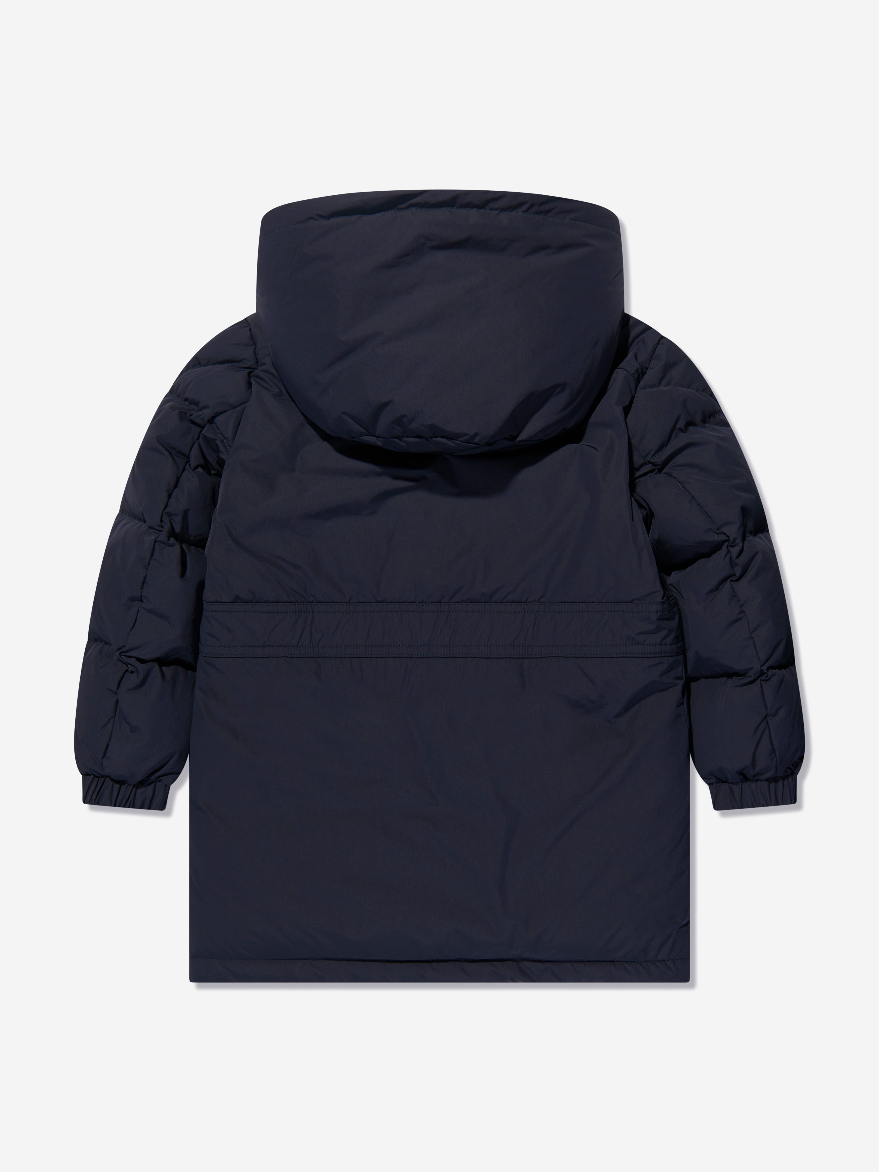 Moncler Enfant Boys Down Padded Truyere Long Parka in Navy