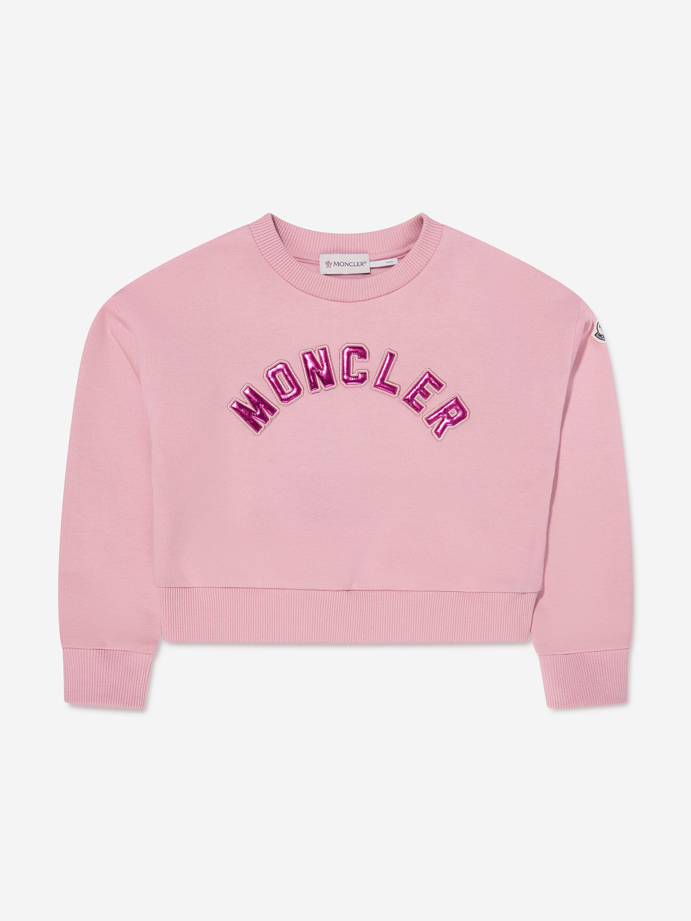 Moncler Enfant Girls Sweatshirt And Leggings Set in Pink