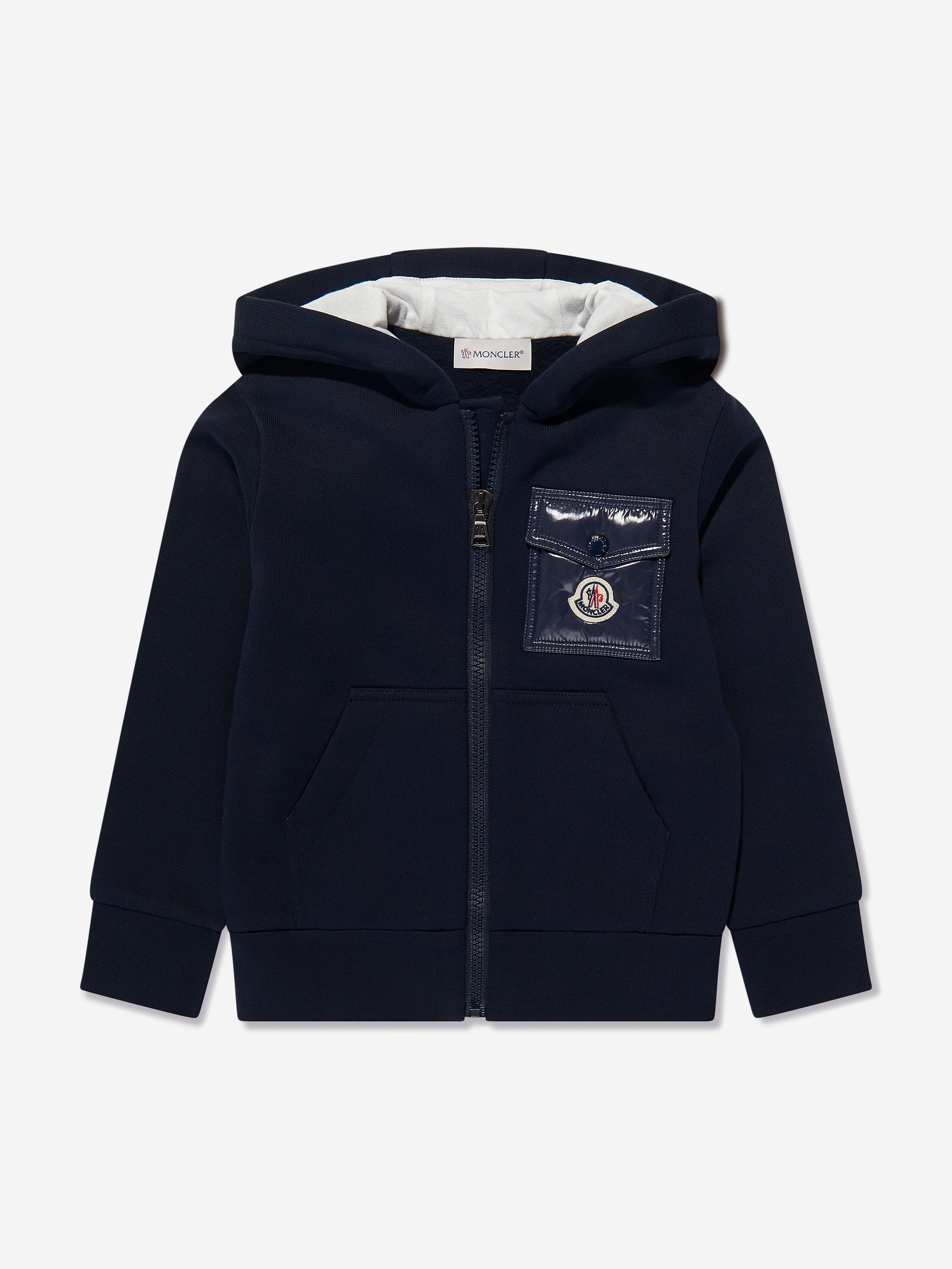 Moncler Enfant Boys Logo Pocket Tracksuit in Navy