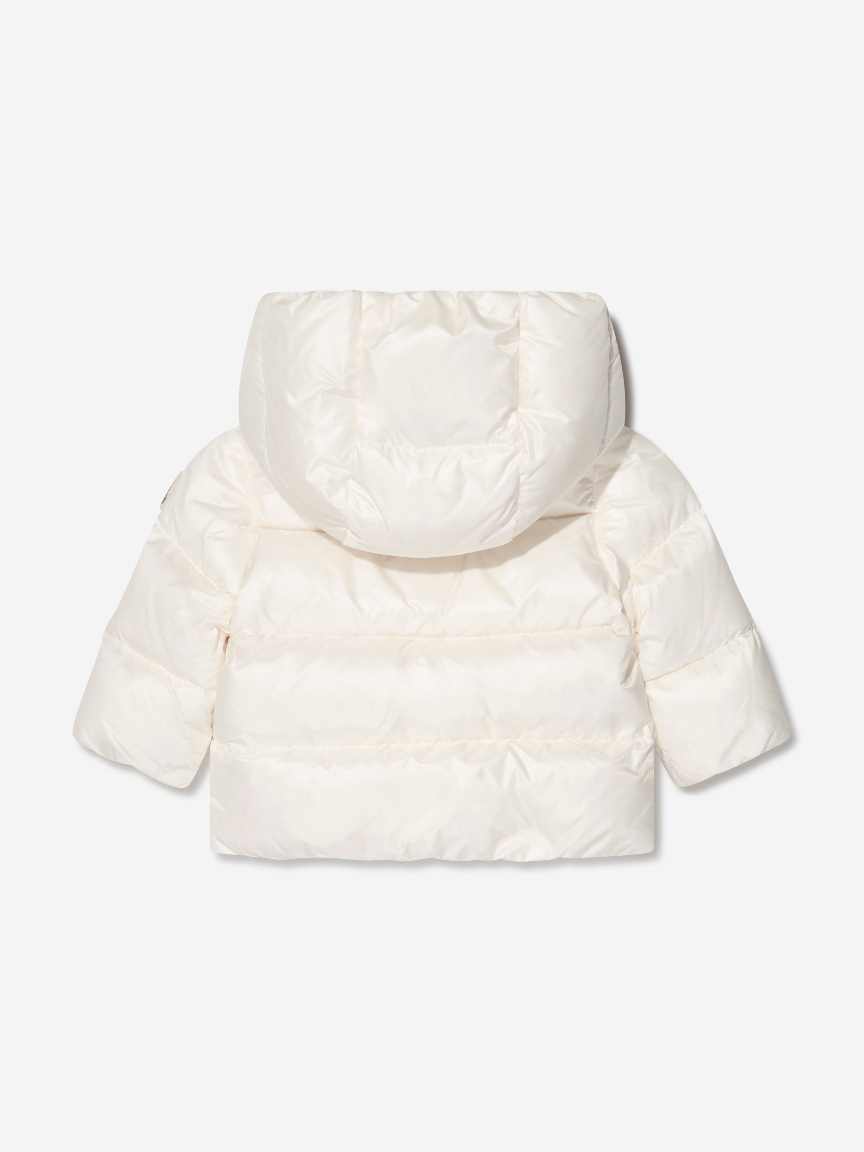 Moncler Enfant Baby Girls Down Padded Natas Jacket in White