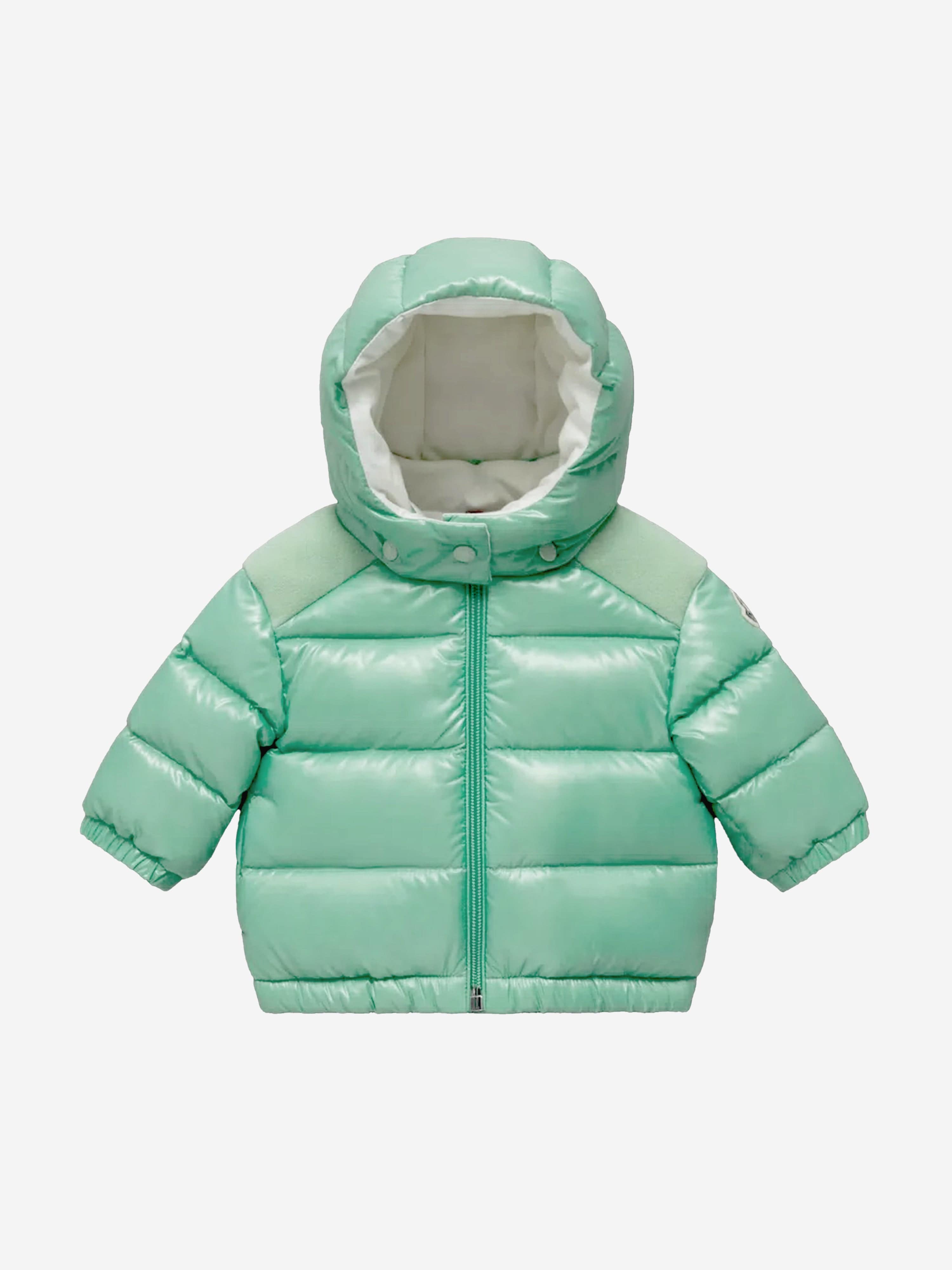 Moncler Enfant Baby Girls Down Padded Valya Jacket in Green