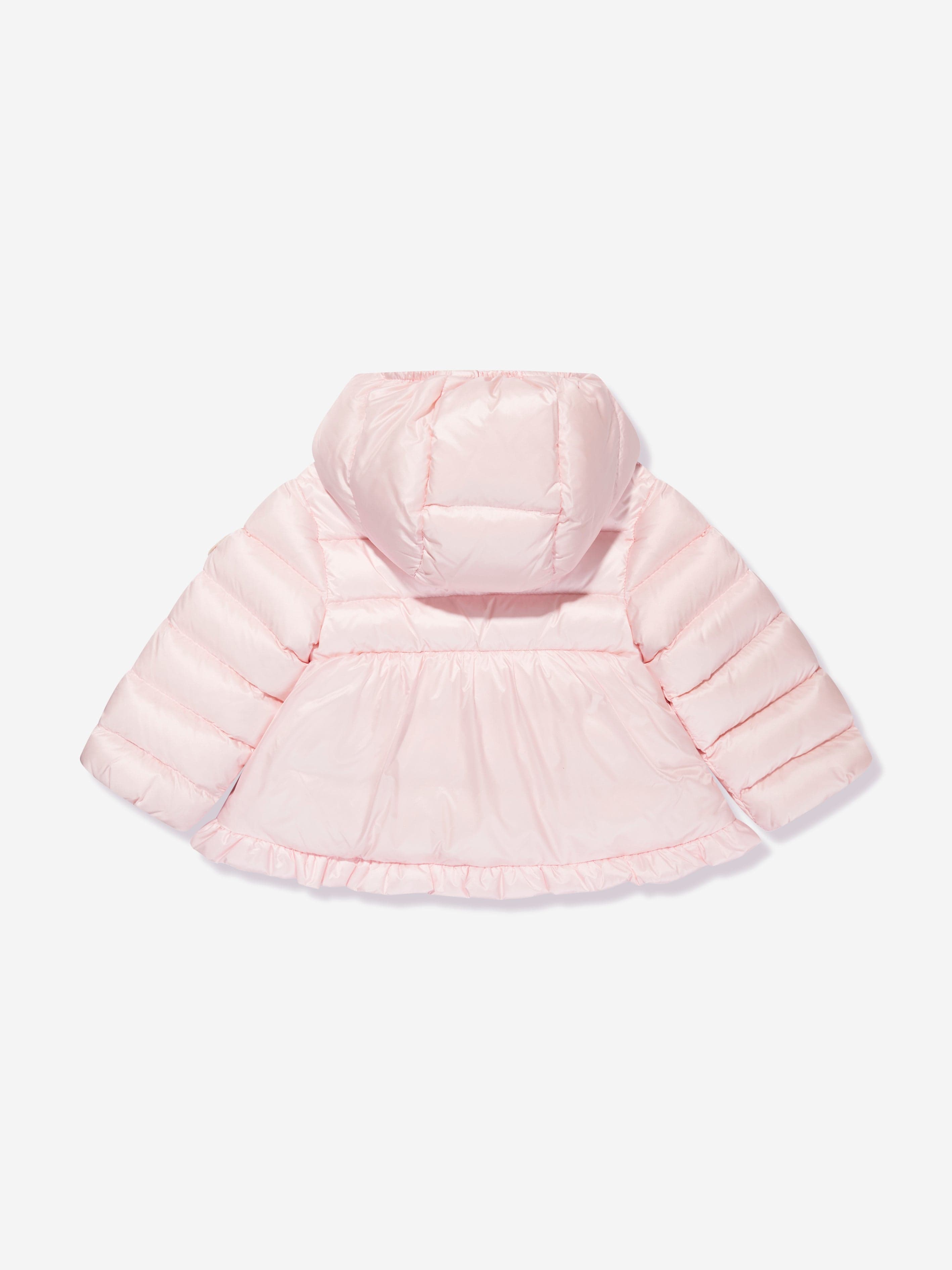 Moncler Enfant Baby Girls Down Padded Odile Jacket in Pink