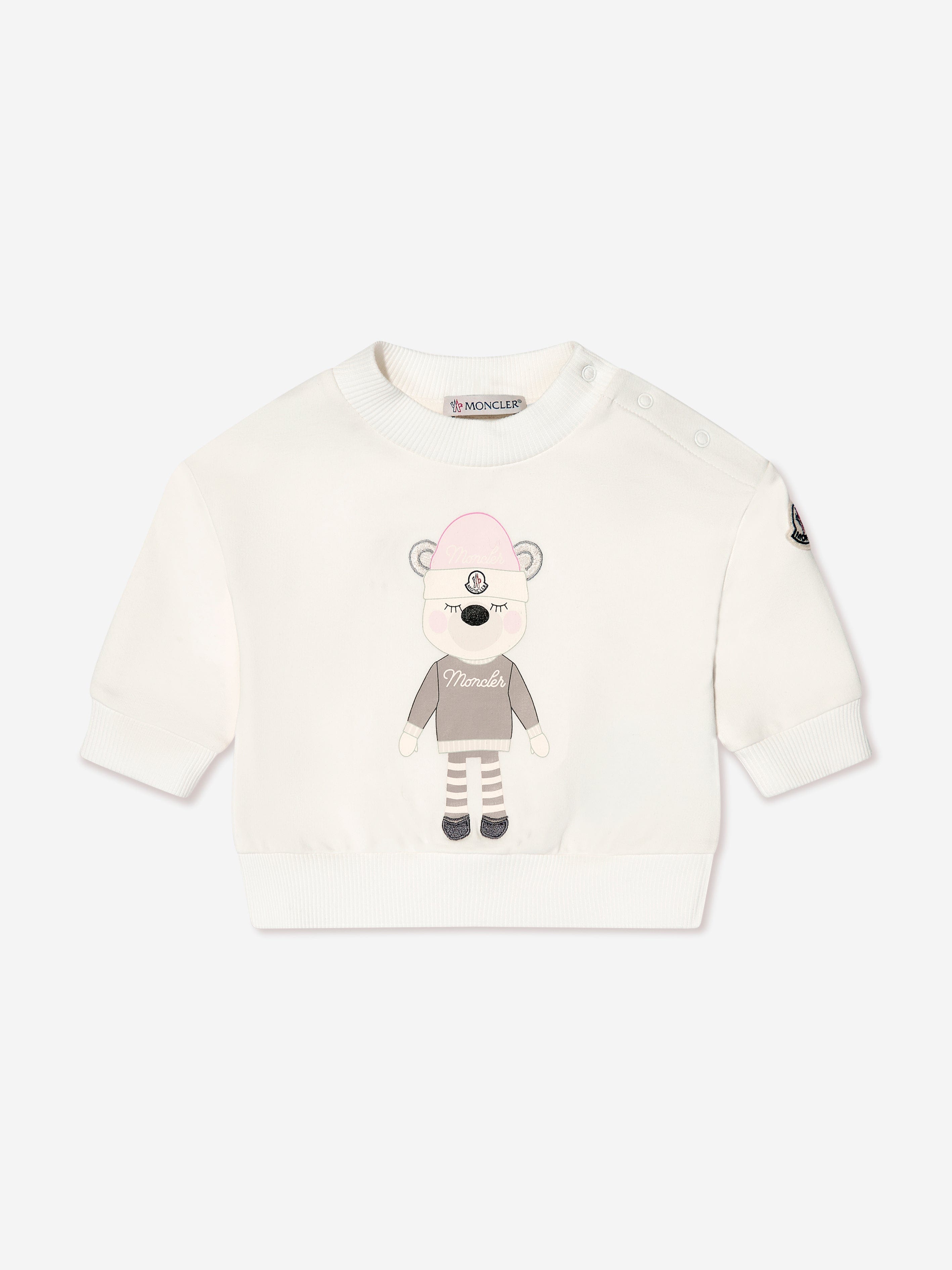 Moncler Enfant Baby Girls Tracksuit in White