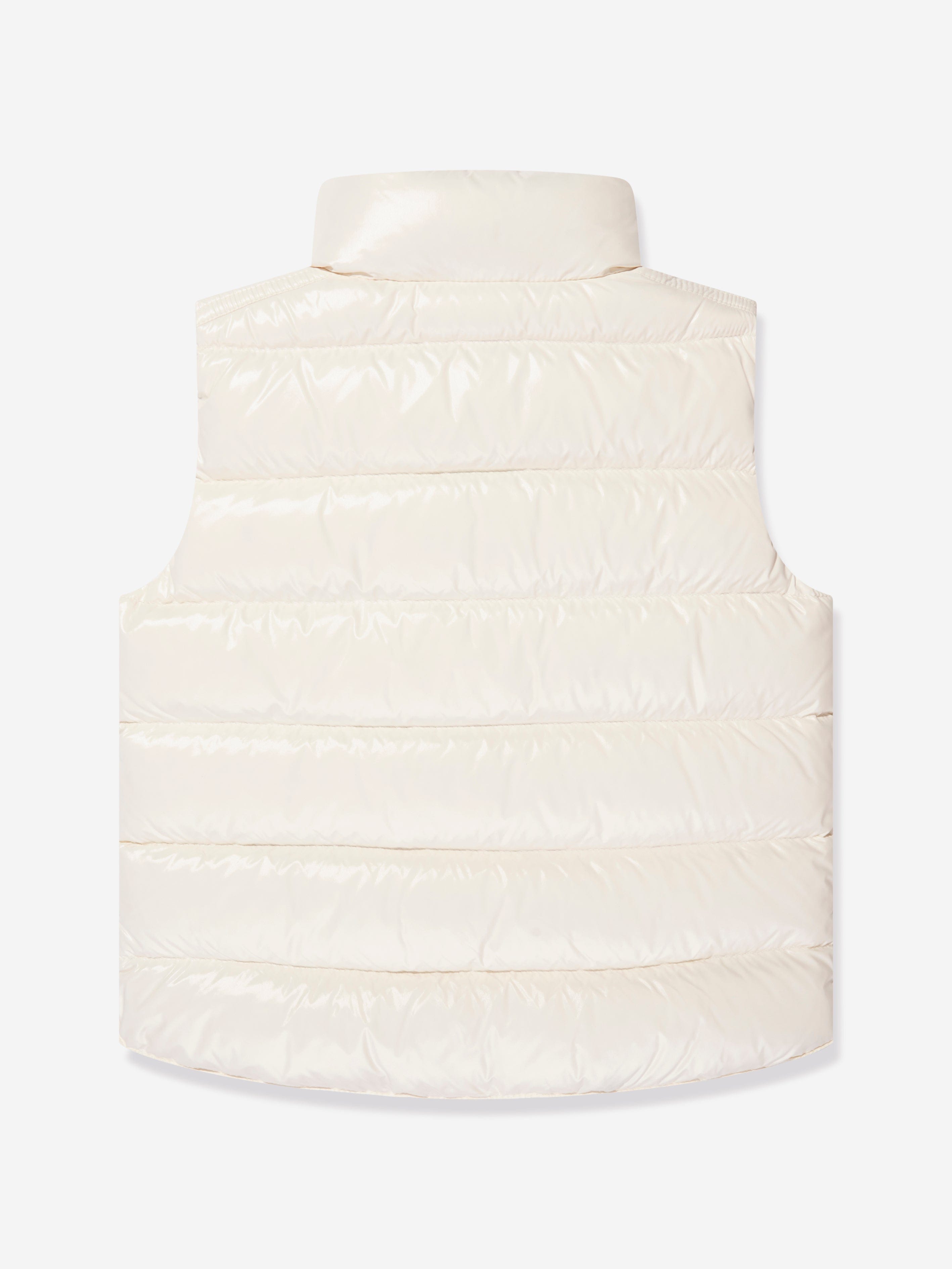 Moncler Enfant Boys Down Padded Tib Gilet in White