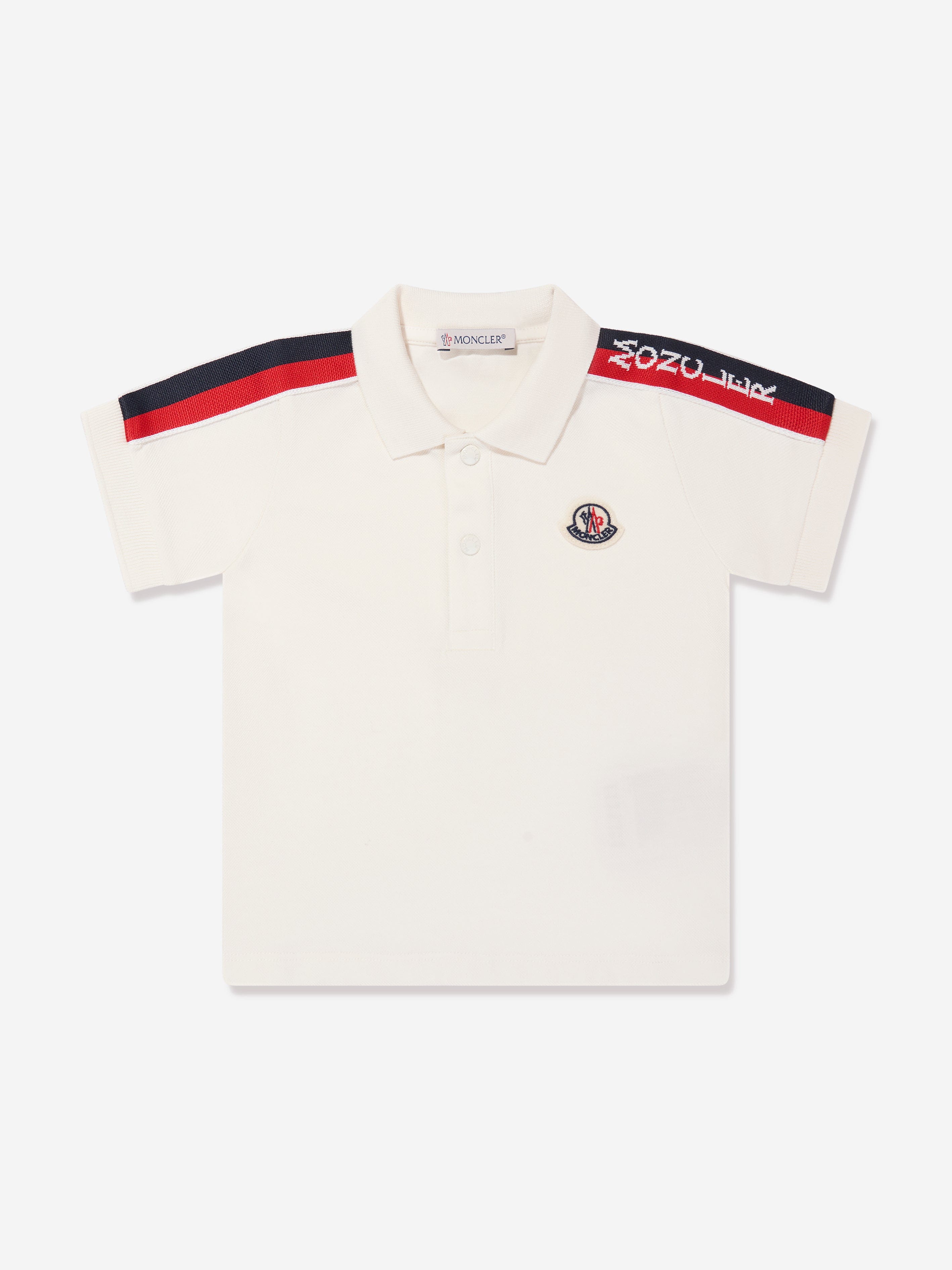 Moncler Enfant Baby Boys Polo Shirt in White