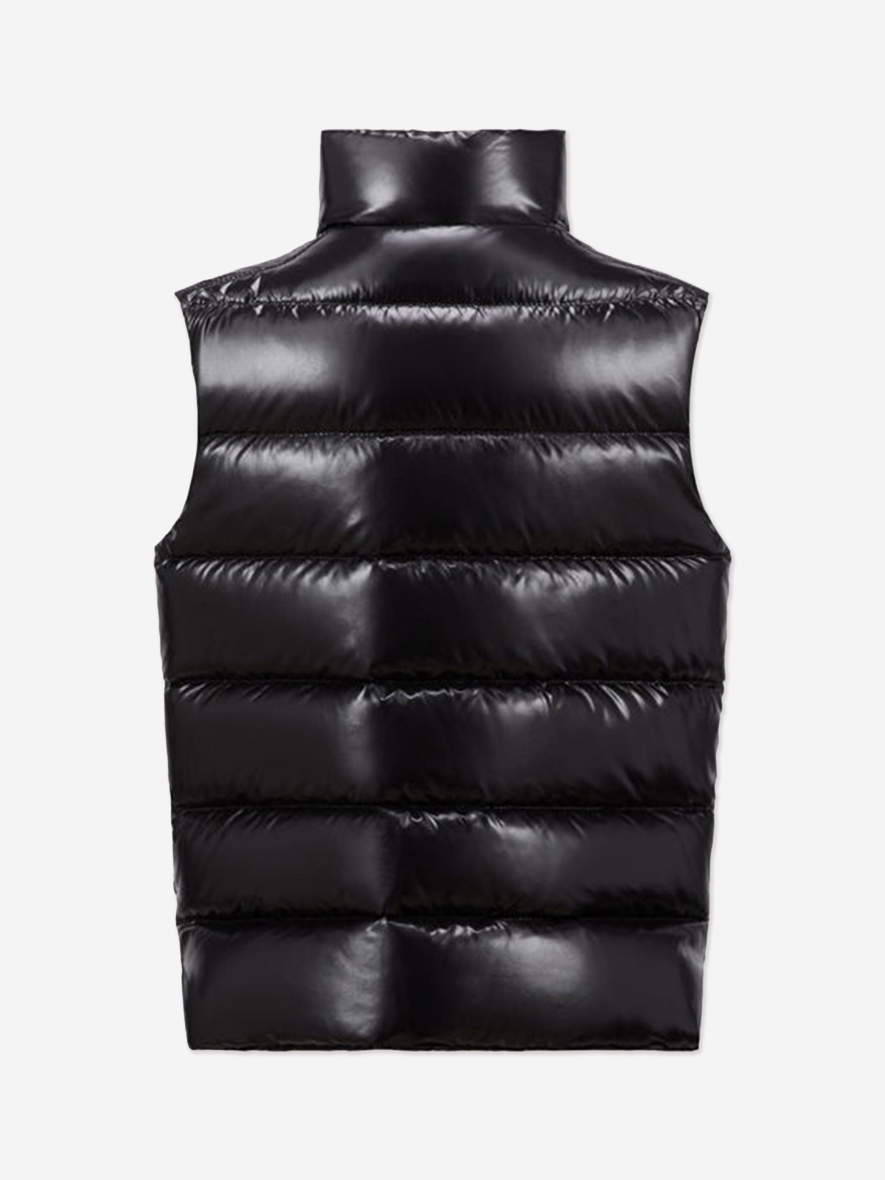 Moncler Enfant Boys Down Padded Tib Gilet in Black