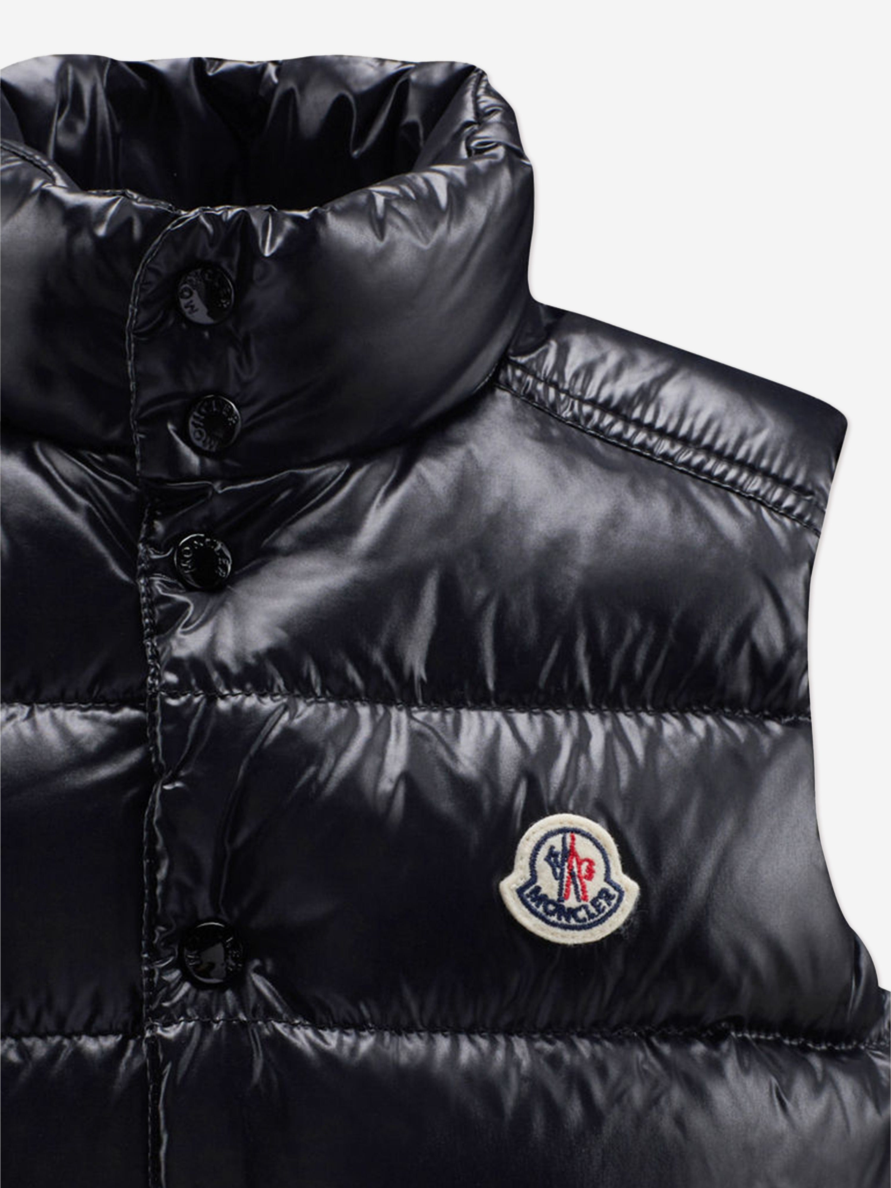 Moncler Enfant Boys Down Padded Tib Gilet in Black