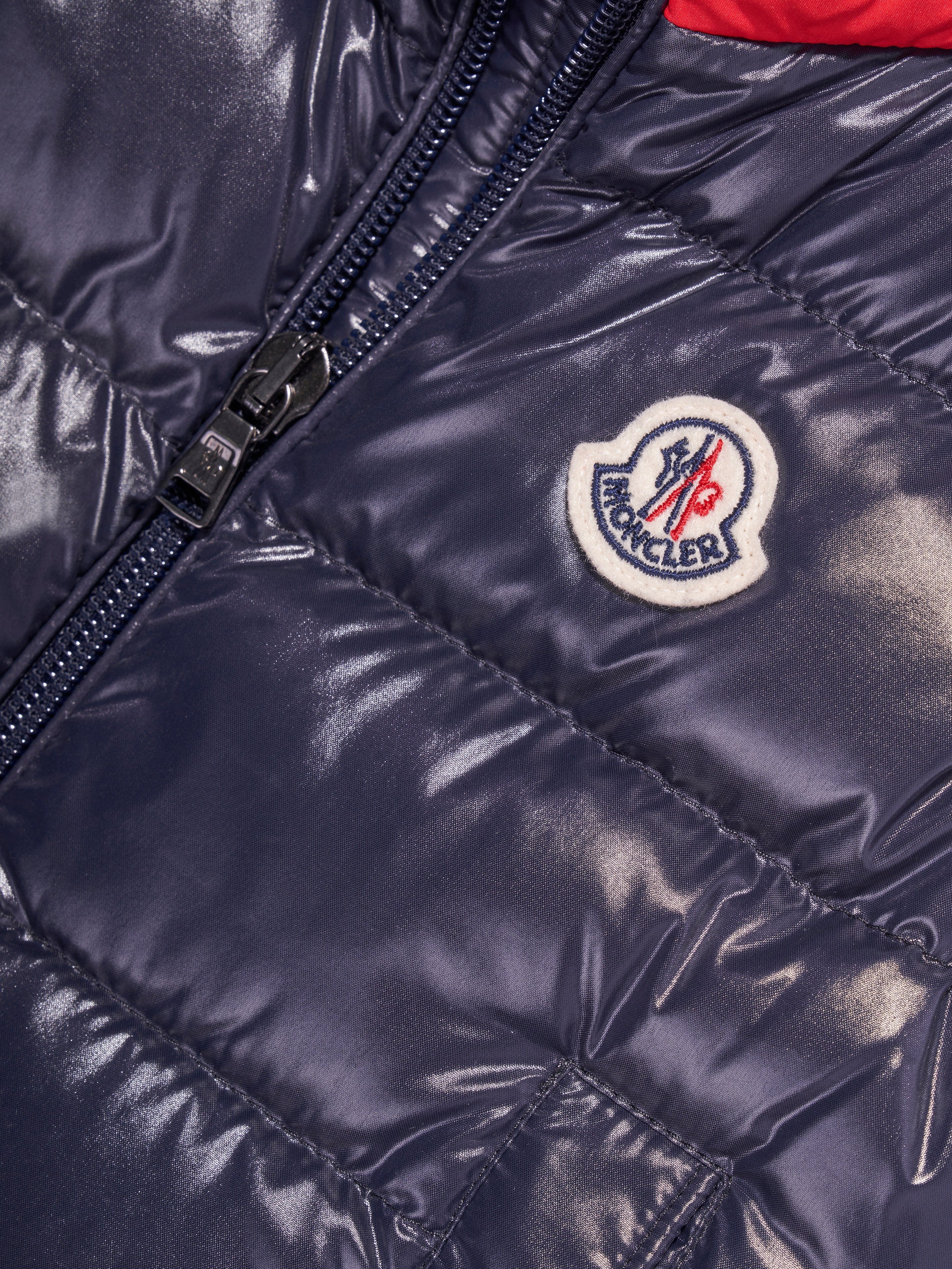 Moncler Enfant Baby Boys Down Padded Merab Gilet in Navy