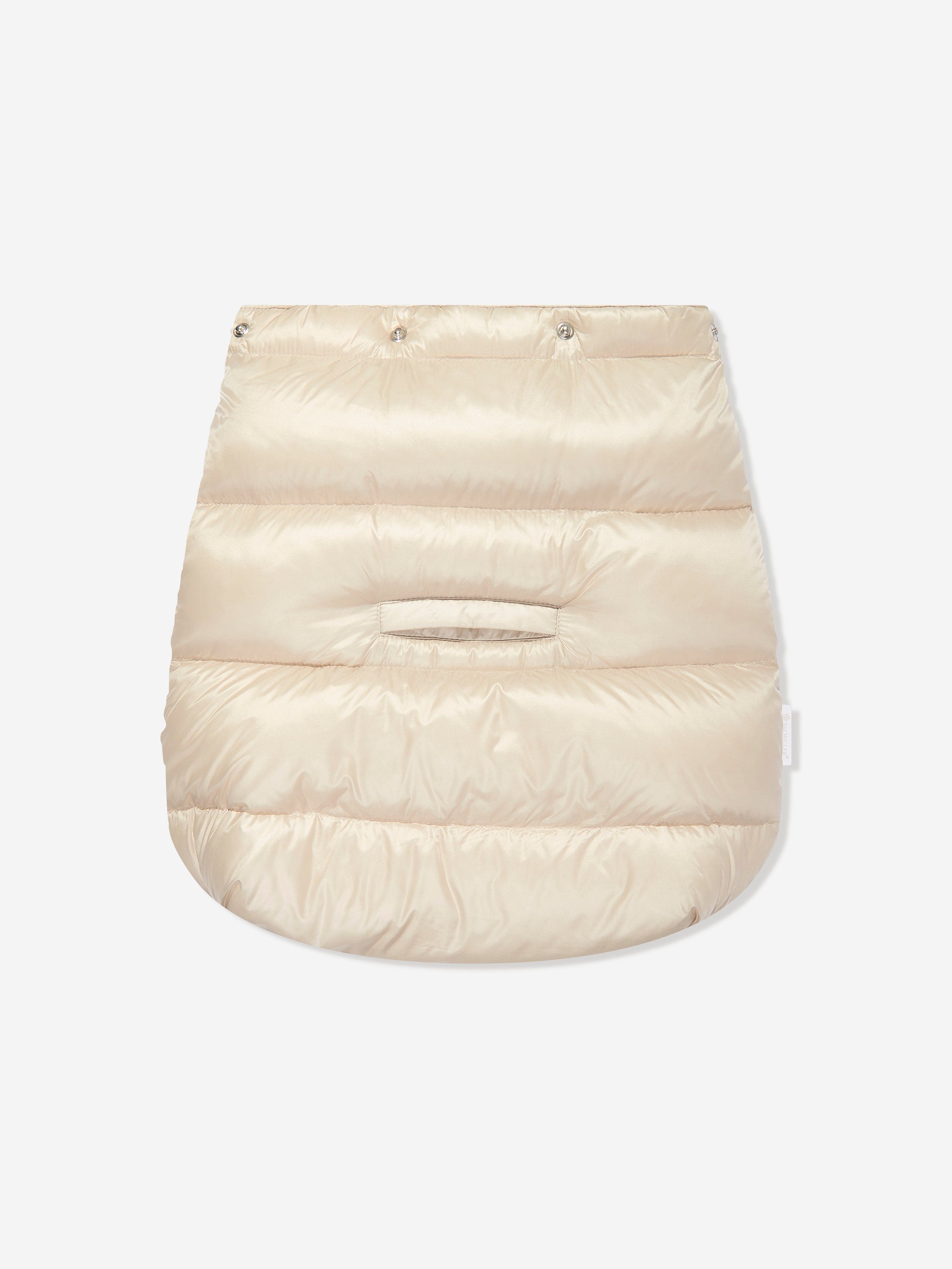 Moncler Enfant Baby Down Padded Ueno Nest in Ivory