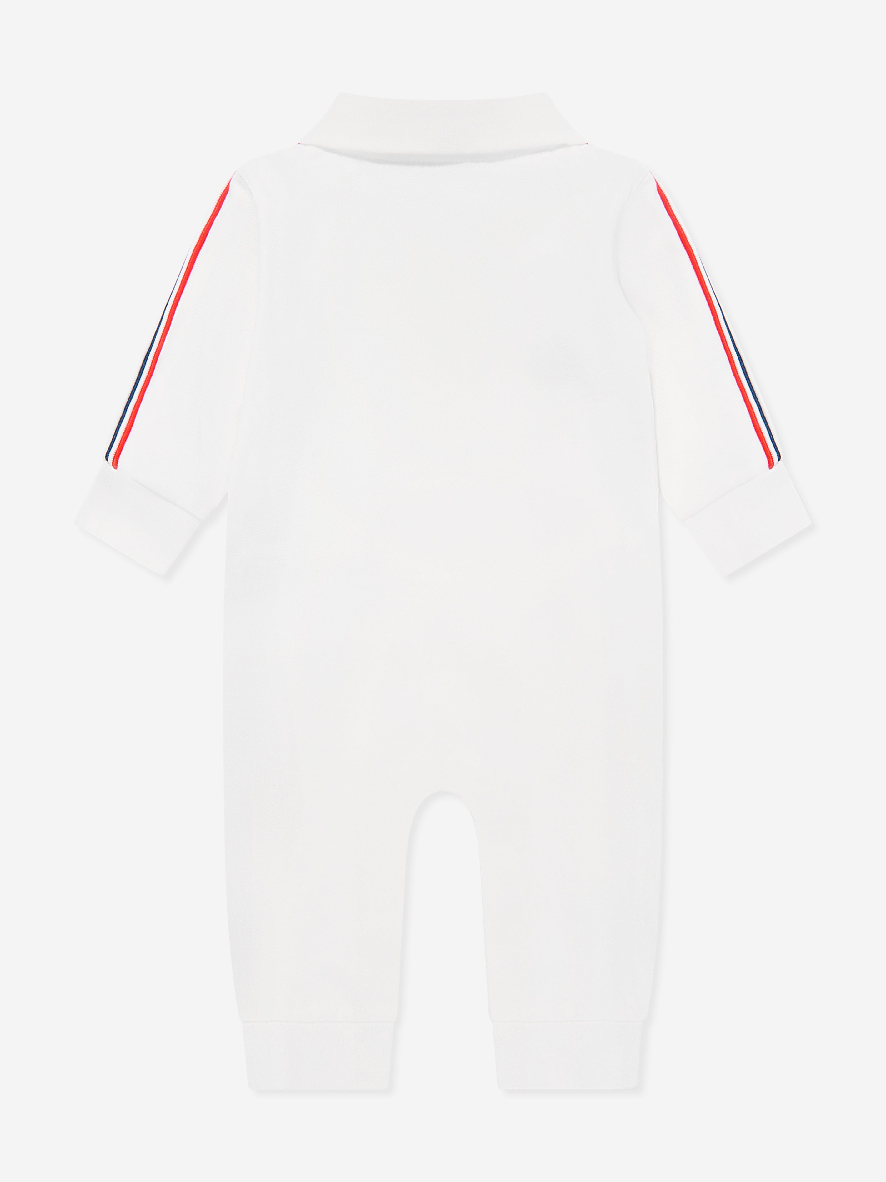 Moncler Enfant Baby Boys Logo Romper in Ivory