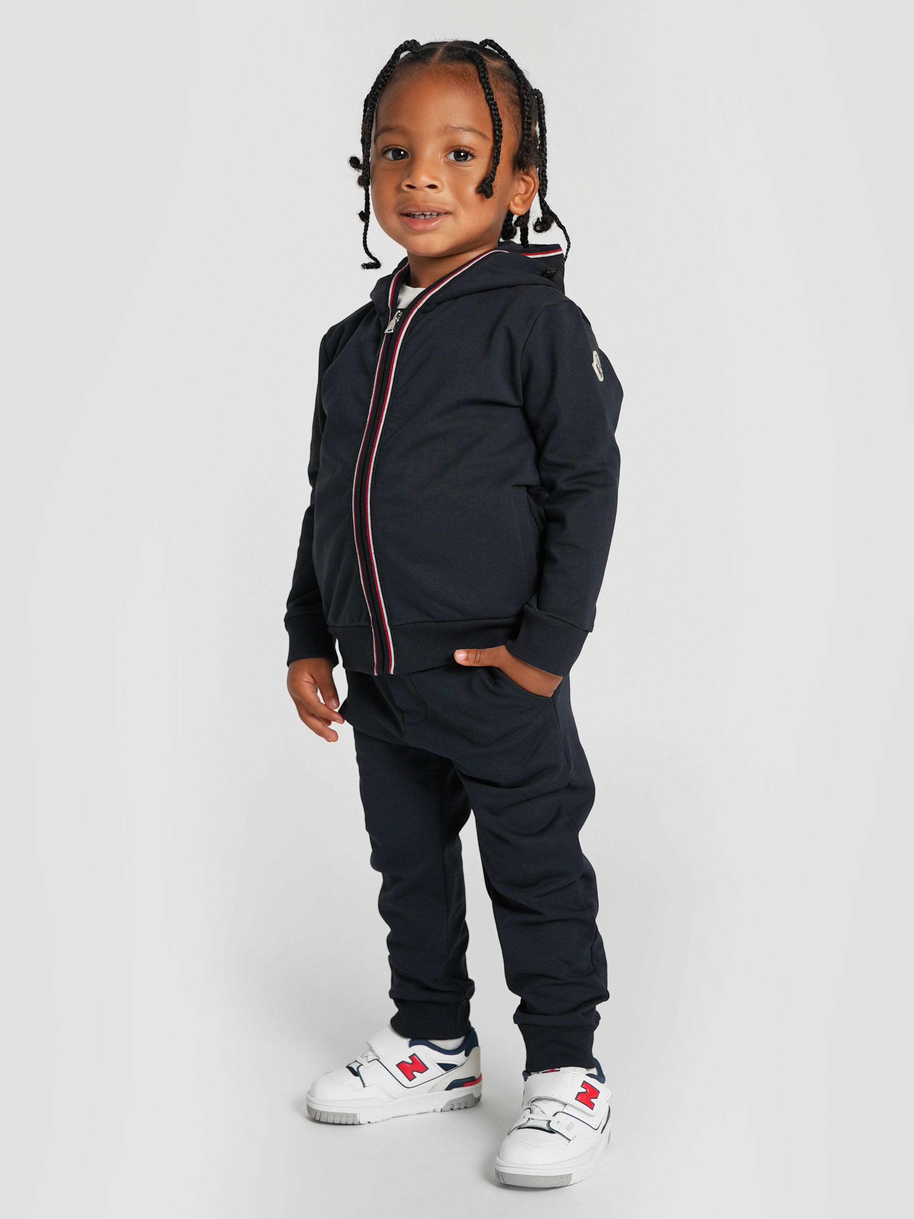 Moncler Enfant Baby Boys Cotton Tracksuit in Navy