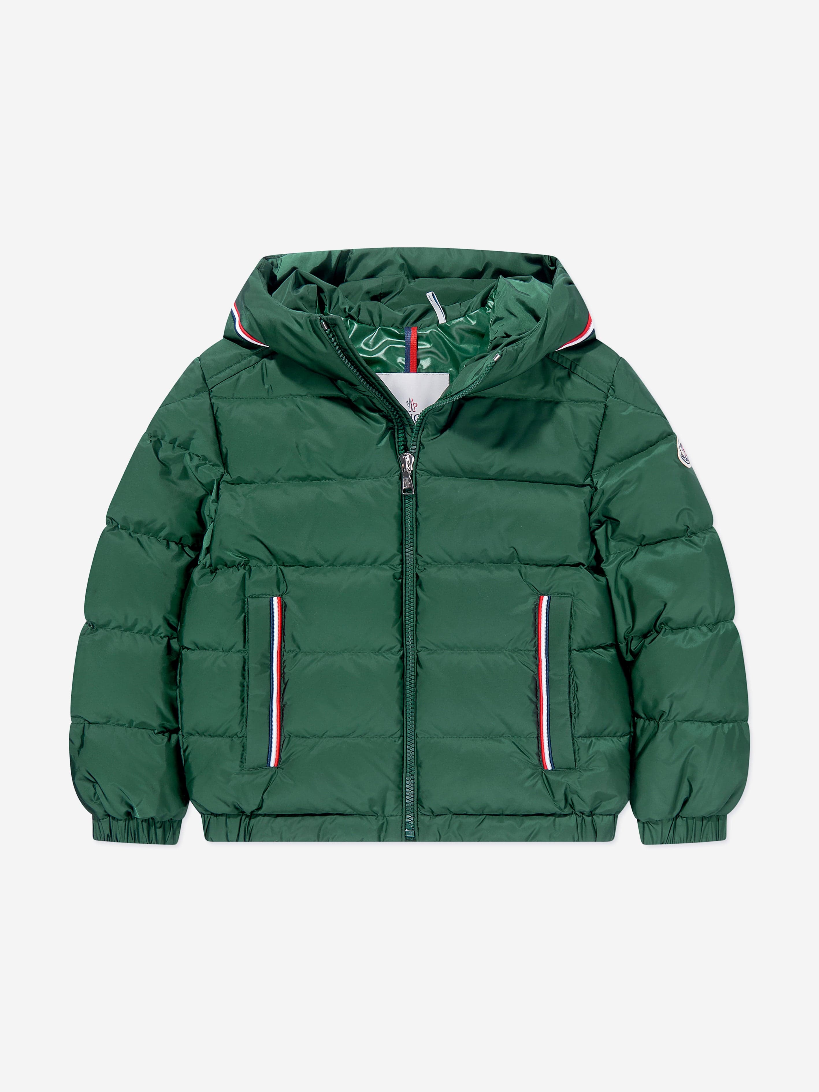 Moncler Enfant Boys Down Padded Merary Jacket in Green