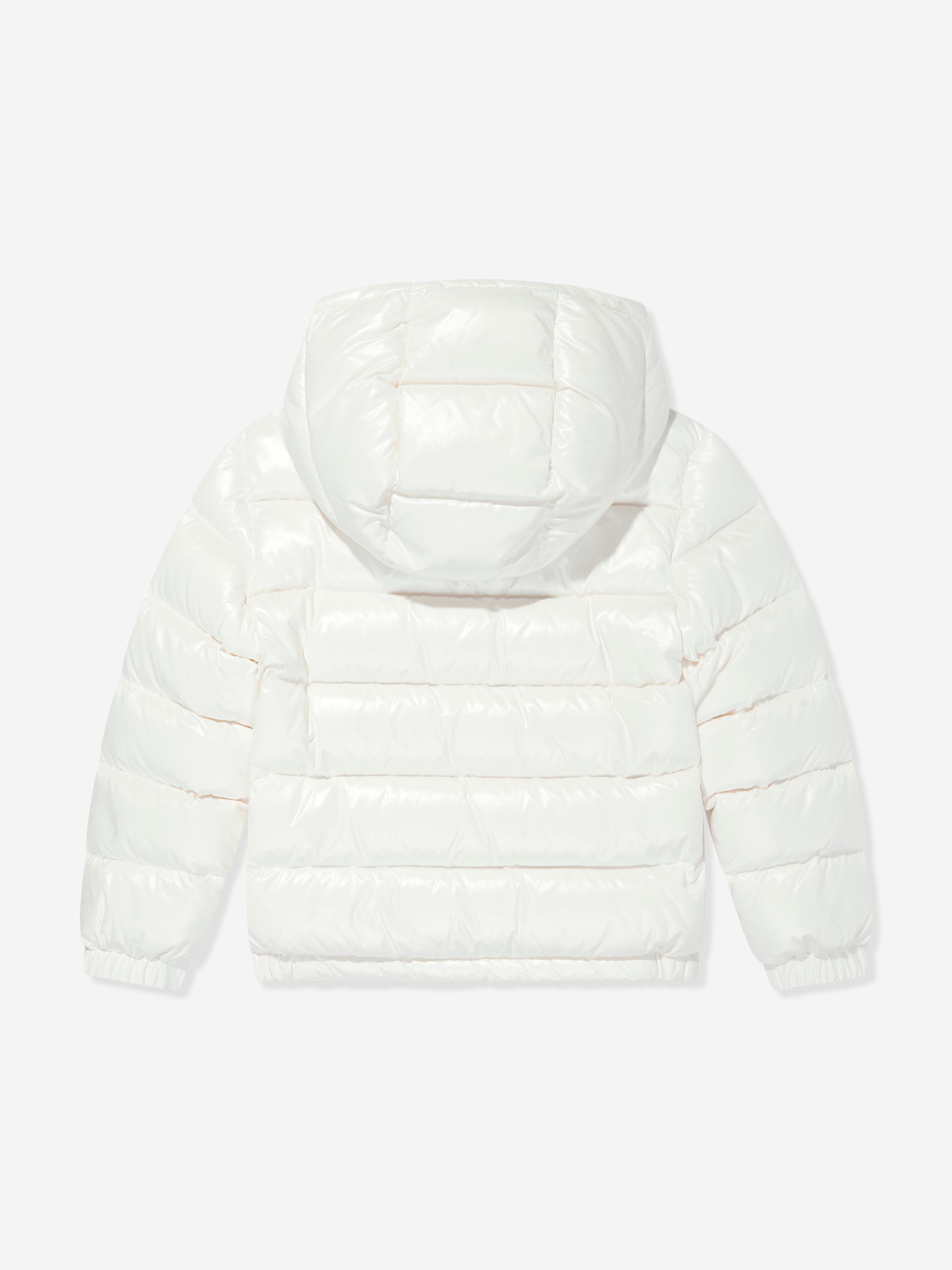 Moncler Enfant Boys Down Padded New Aubert Jacket in White