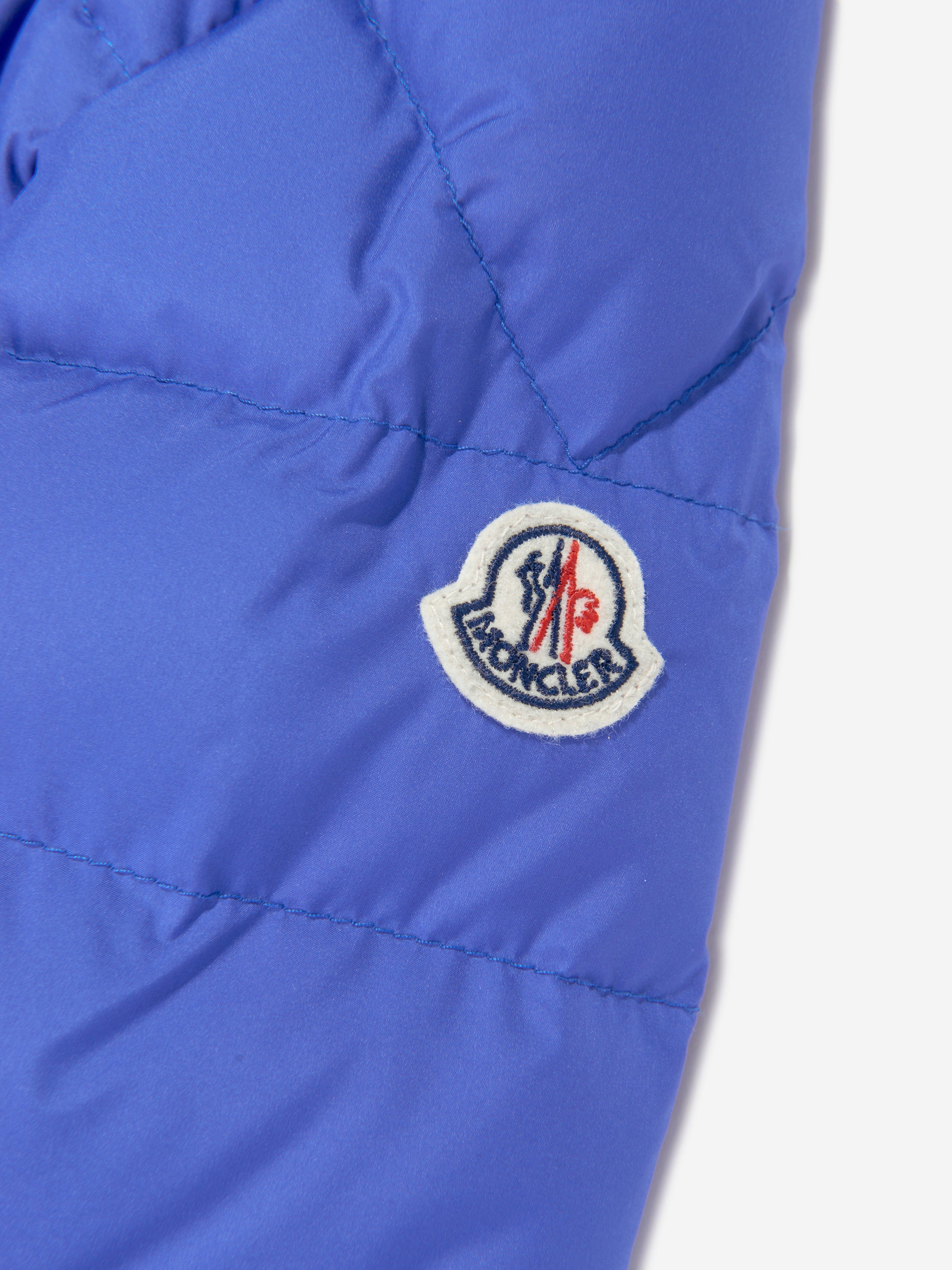 Moncler Enfant Boys Down Padded Baudinet Jacket in Blue