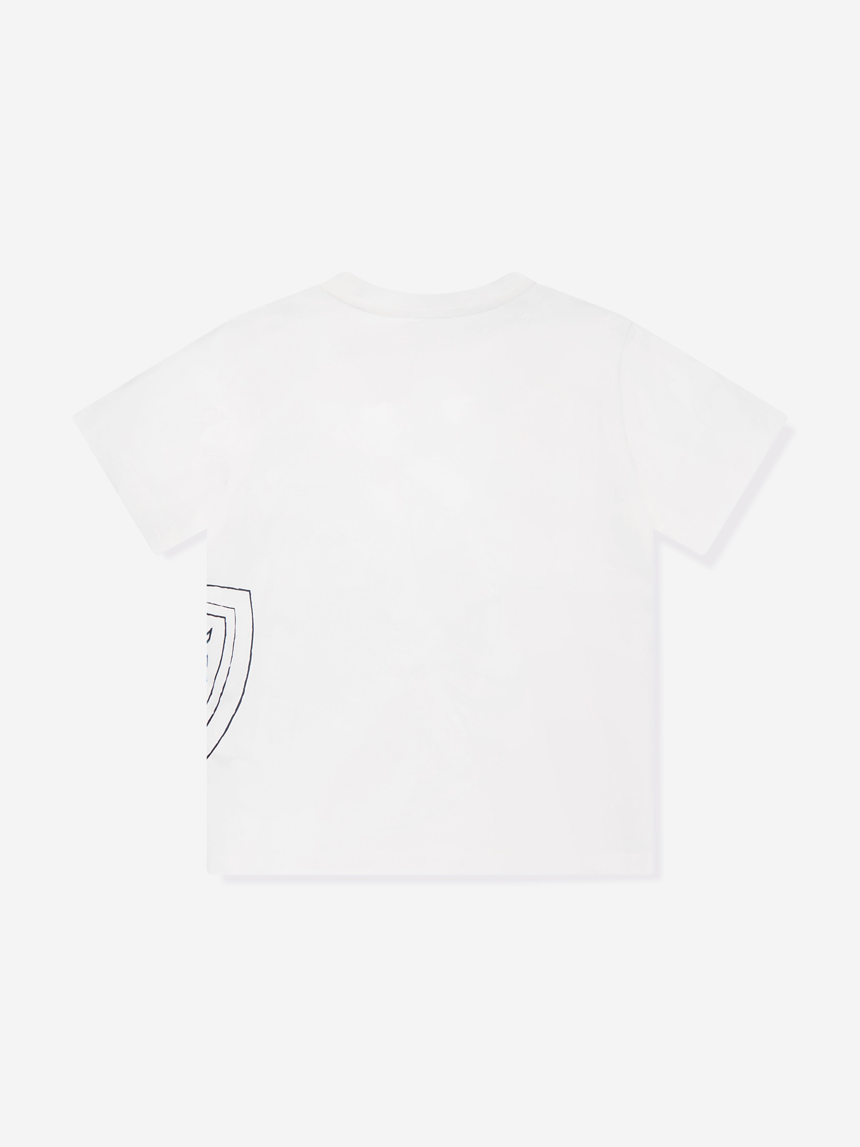 Moncler Enfant Boys Logo Print T-Shirt in White