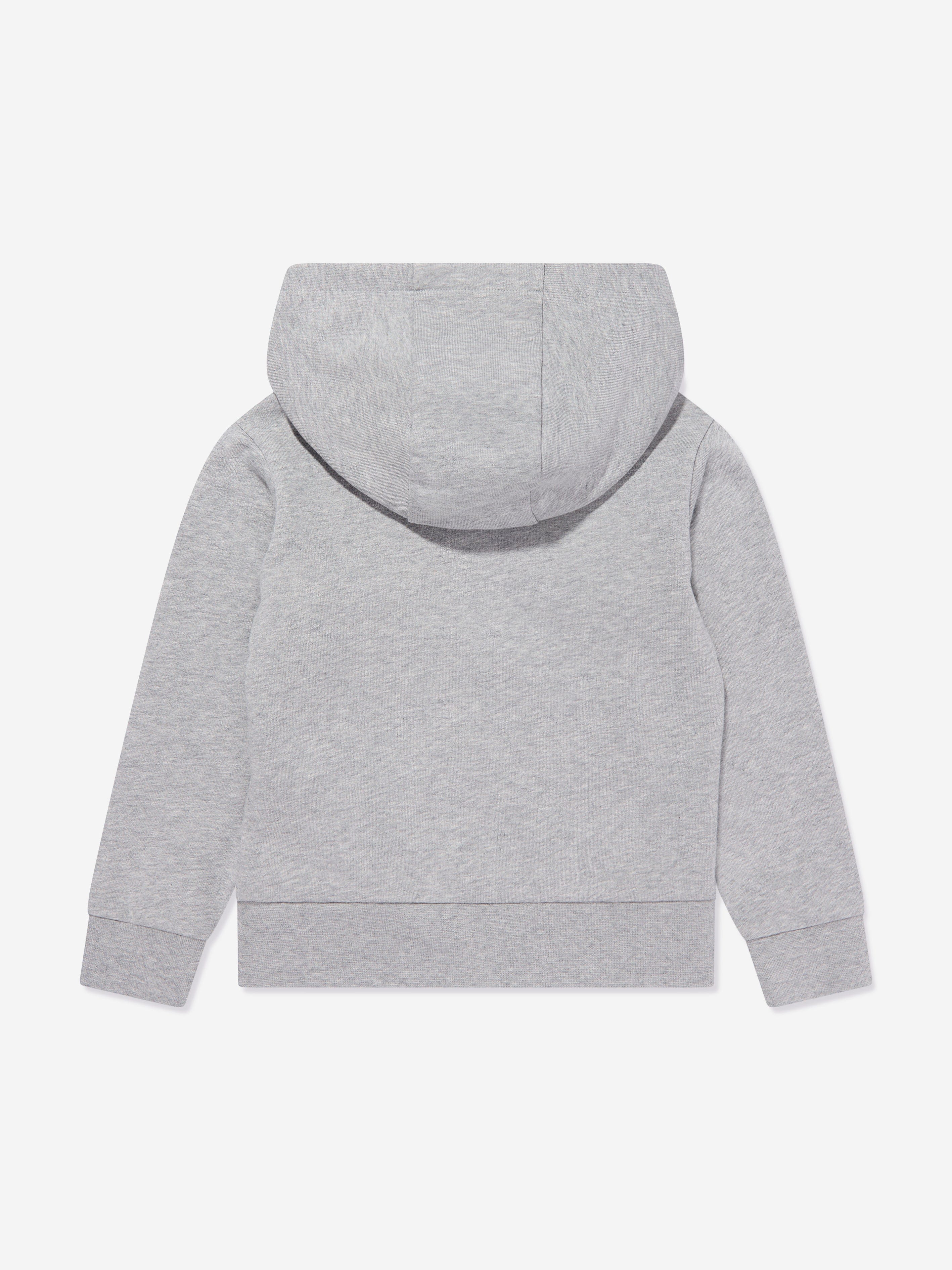 Moncler Enfant Boys Logo Hoodie in Grey